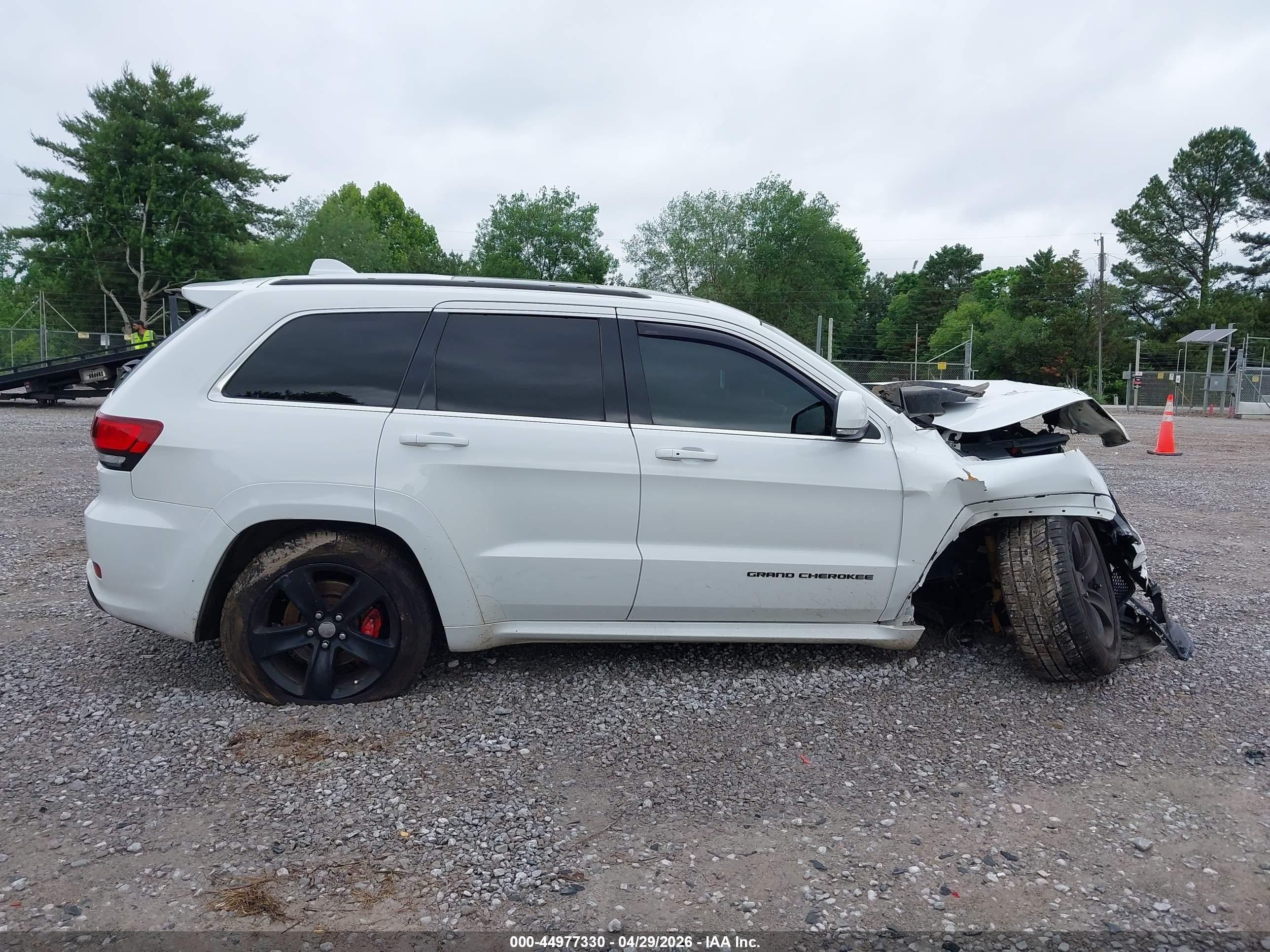 2015 Jeep Grand Cherokee Srt White vin: 1C4RJFDJ1FC683411