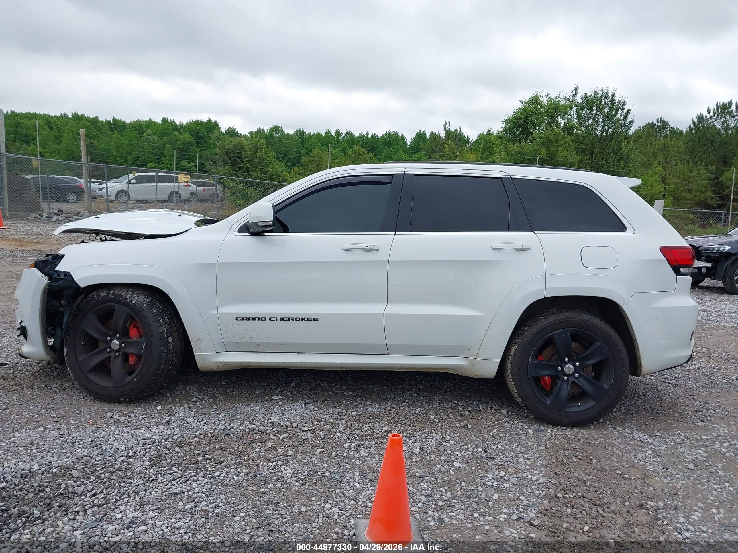 2015 Jeep Grand Cherokee Srt White vin: 1C4RJFDJ1FC683411