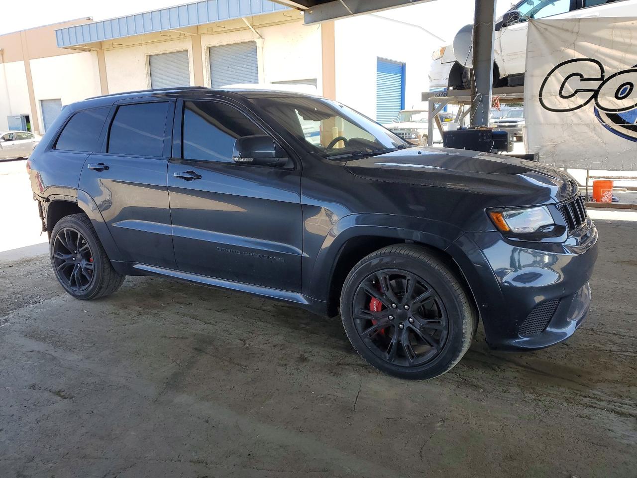 2016 Jeep Grand Cherokee Srt-8 Gray vin: 1C4RJFDJ1GC411426