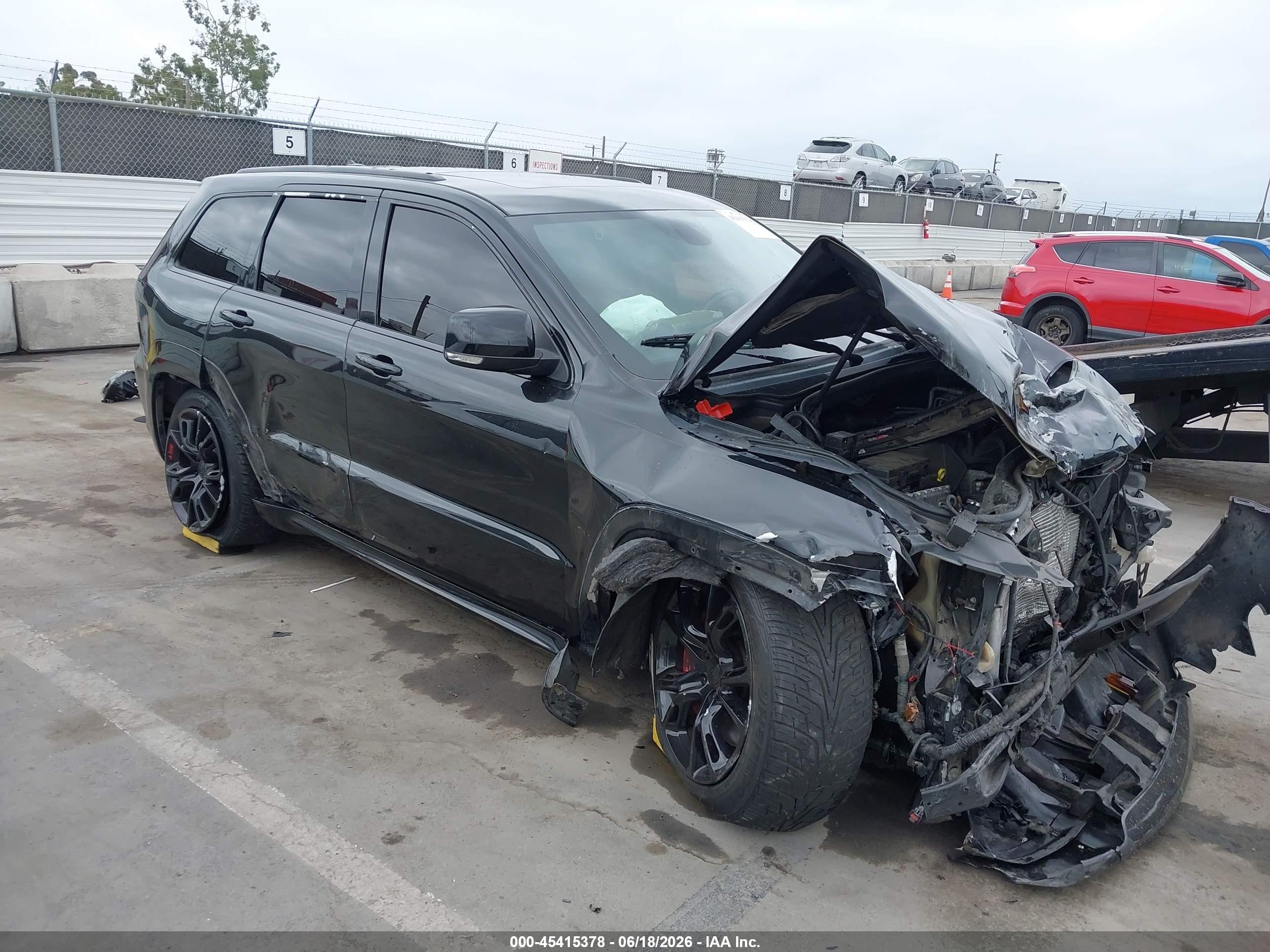 2012 Jeep Grand Cherokee Srt8 Black vin: 1C4RJFDJ2CC328775