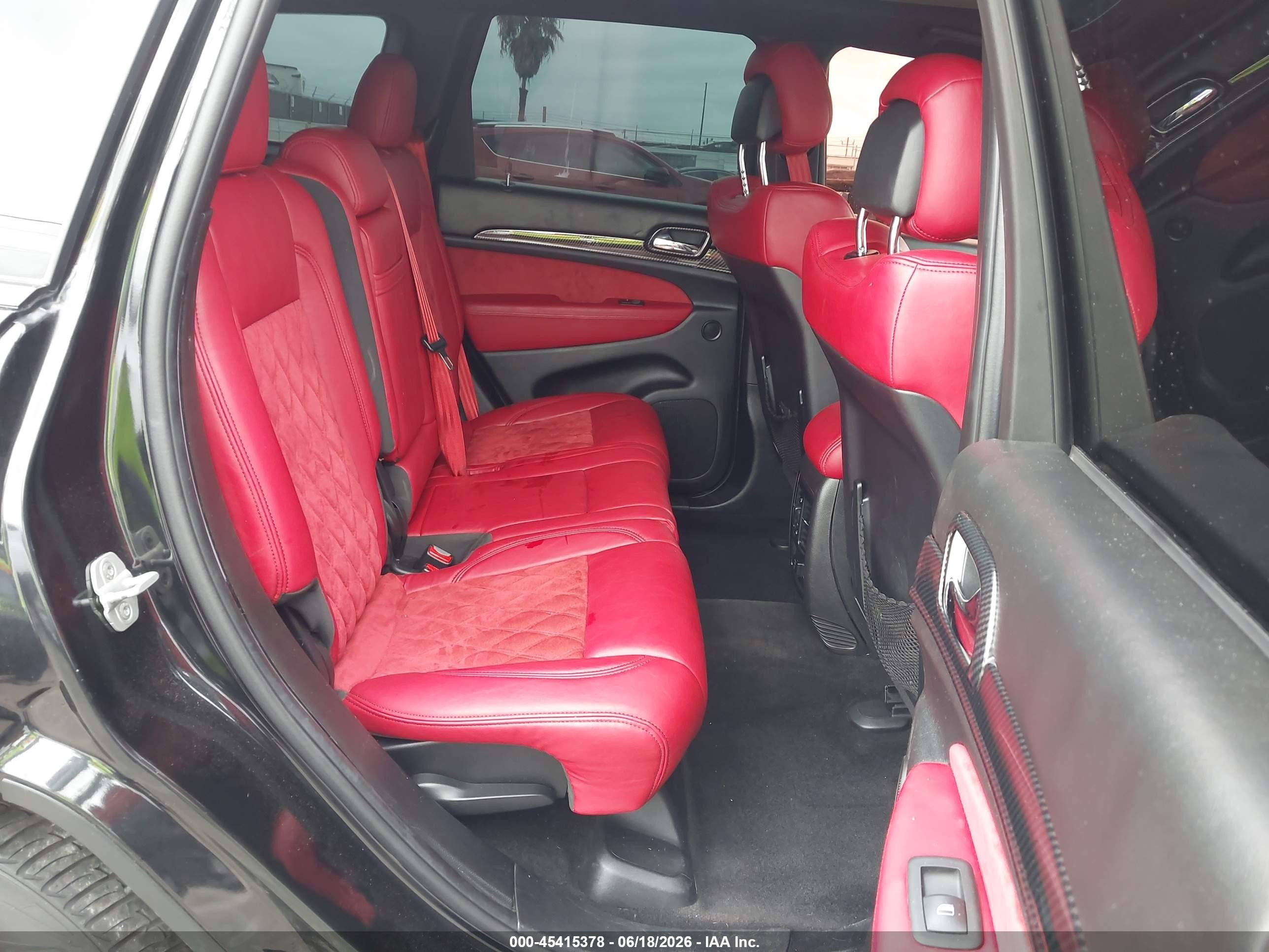 2012 Jeep Grand Cherokee Srt8 Black vin: 1C4RJFDJ2CC328775