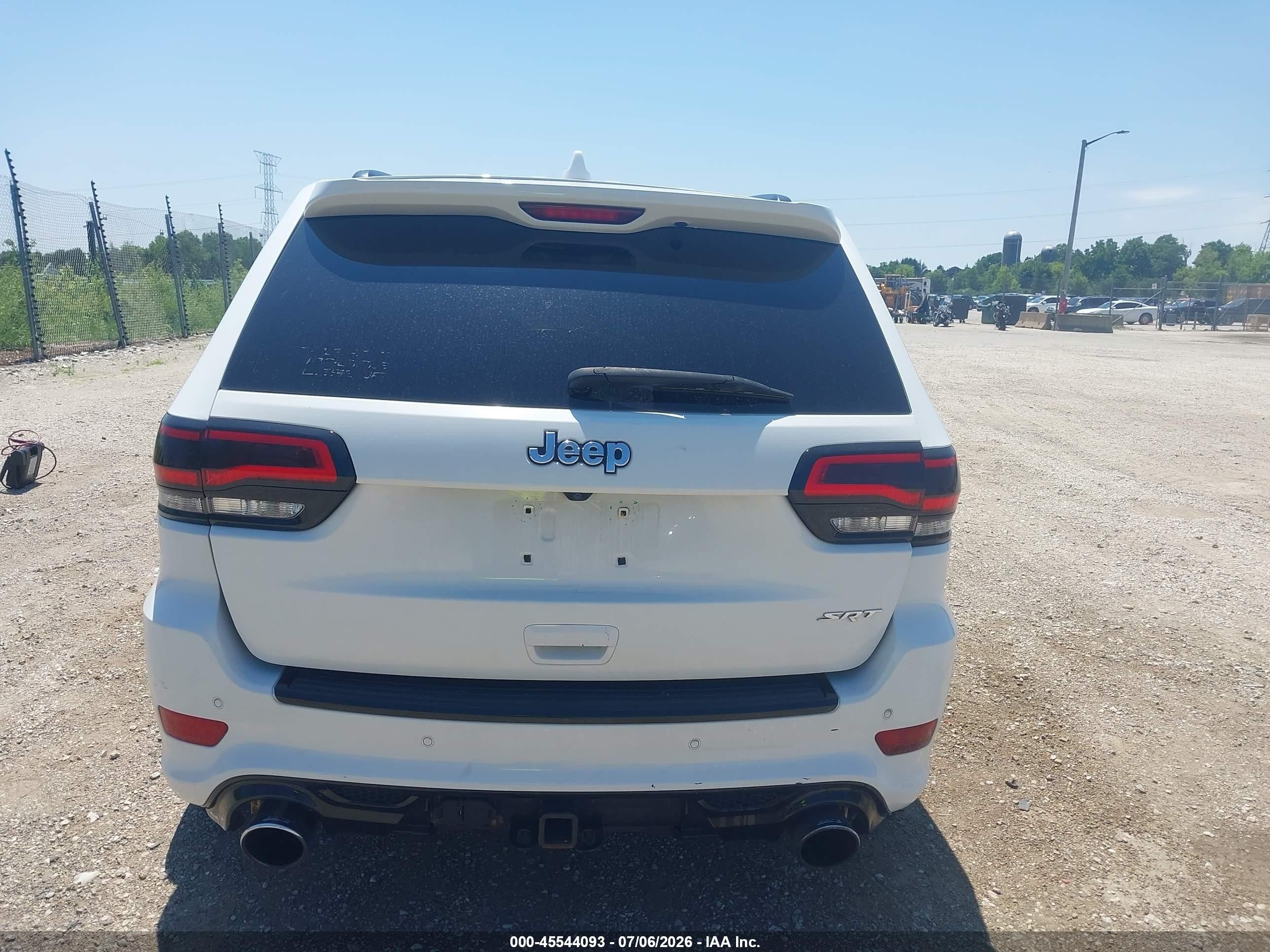 2014 Jeep Grand Cherokee Srt8 White vin: 1C4RJFDJ2EC377171