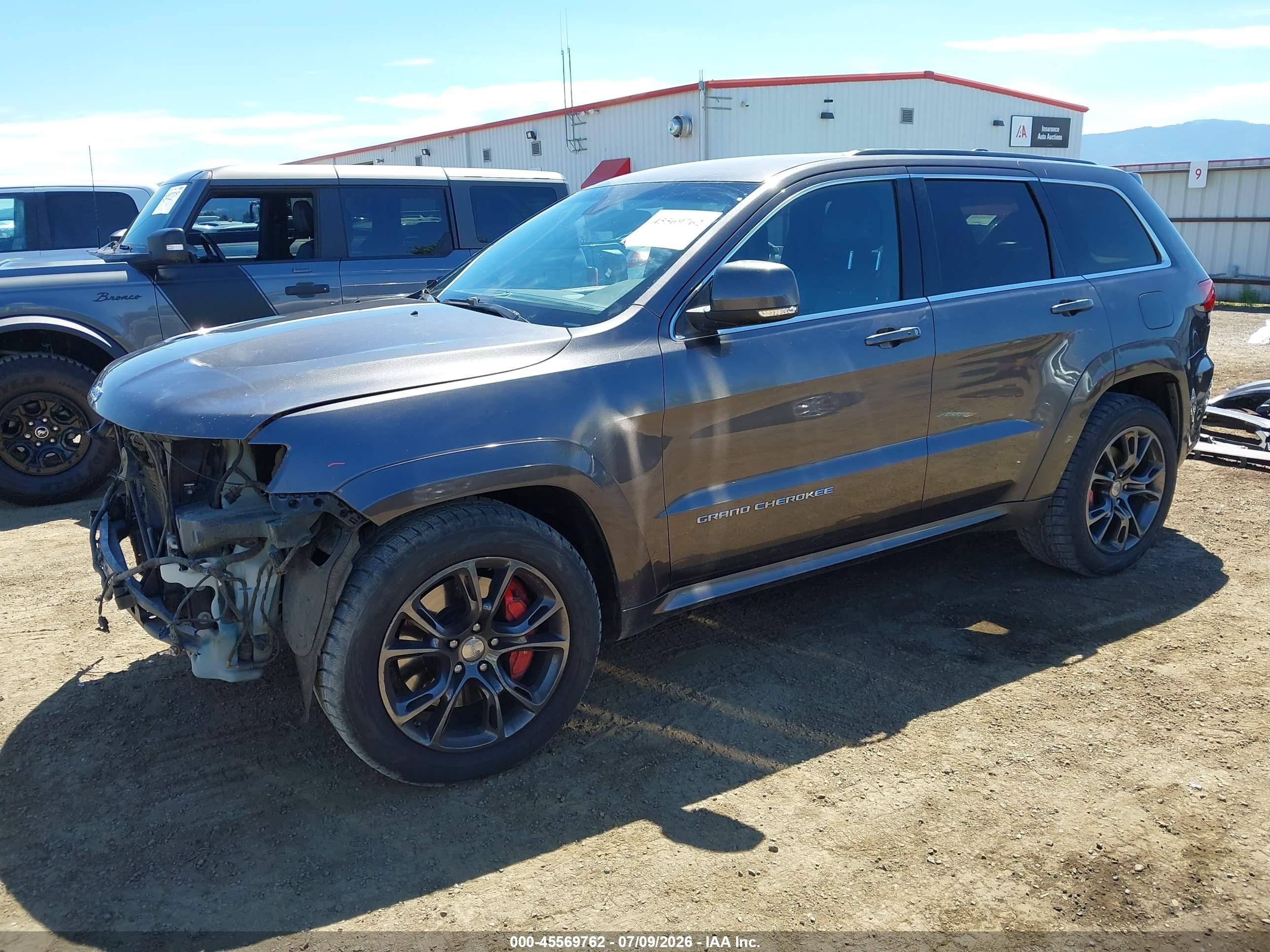 2014 Jeep Grand Cherokee Srt Gray vin: 1C4RJFDJ2EC569643
