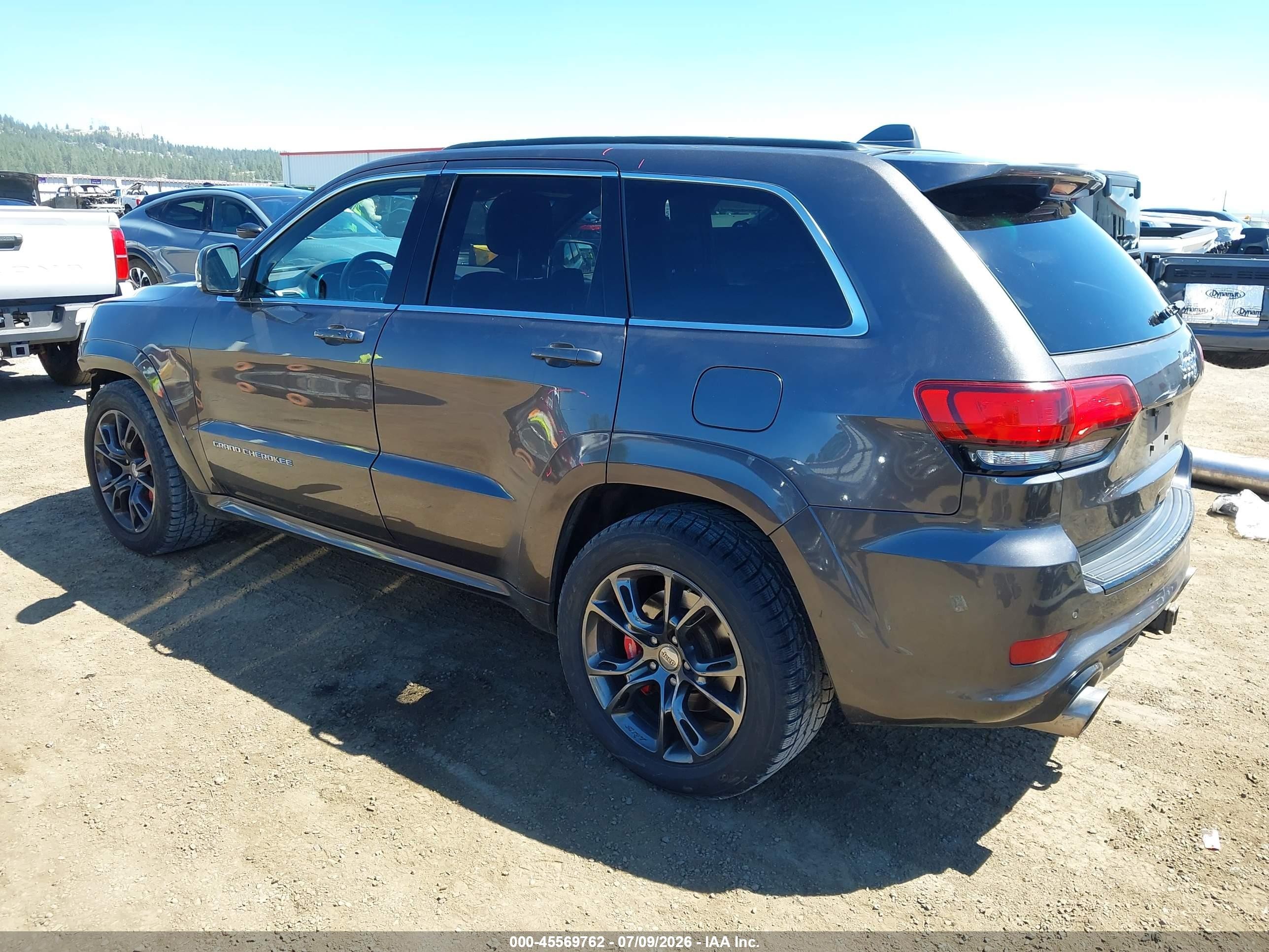 2014 Jeep Grand Cherokee Srt Gray vin: 1C4RJFDJ2EC569643