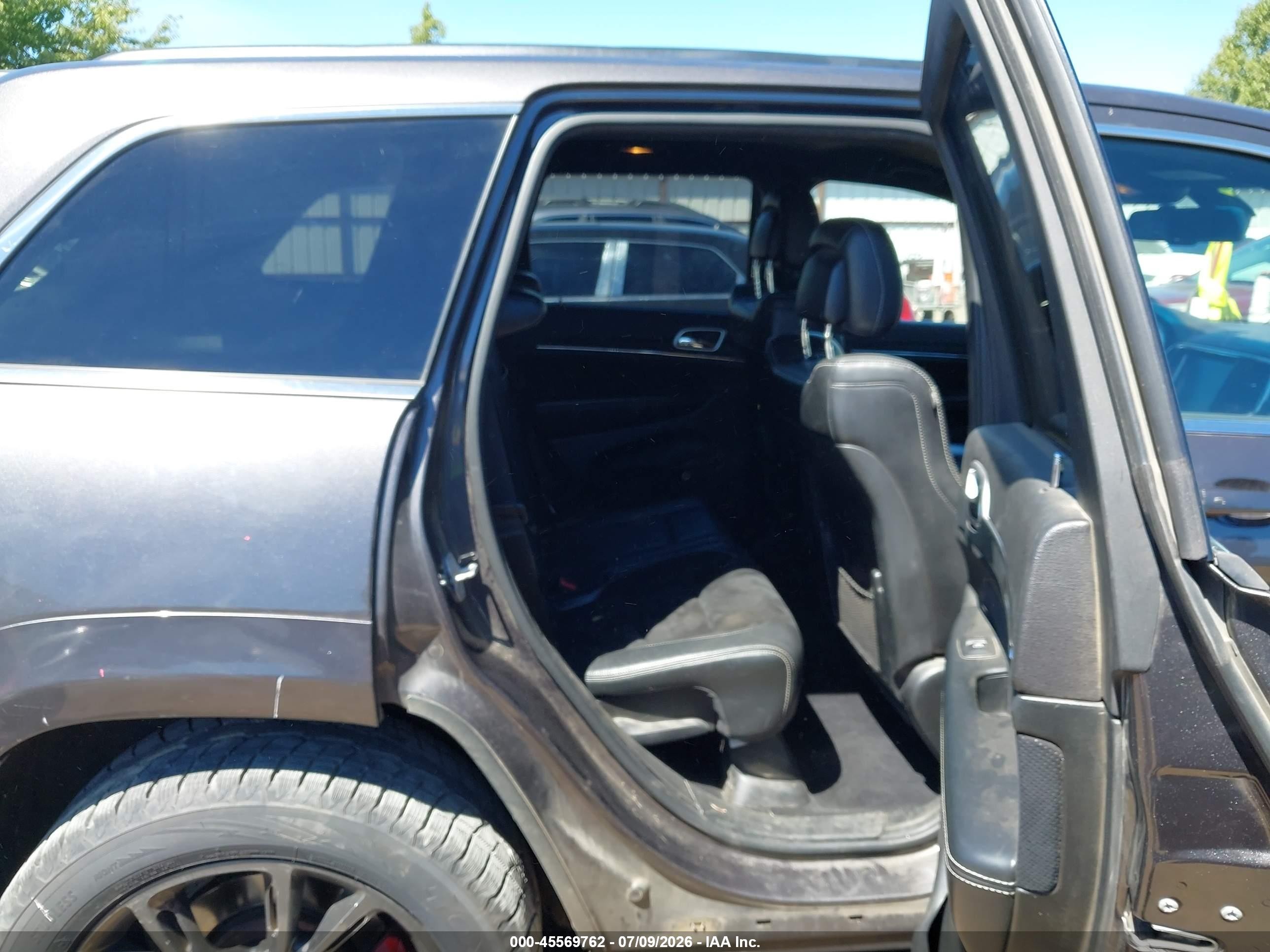 2014 Jeep Grand Cherokee Srt Gray vin: 1C4RJFDJ2EC569643