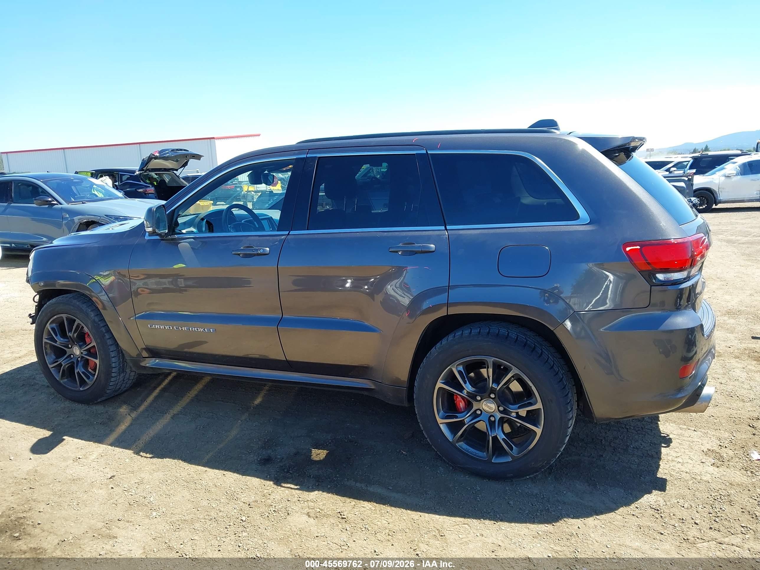 2014 Jeep Grand Cherokee Srt Gray vin: 1C4RJFDJ2EC569643