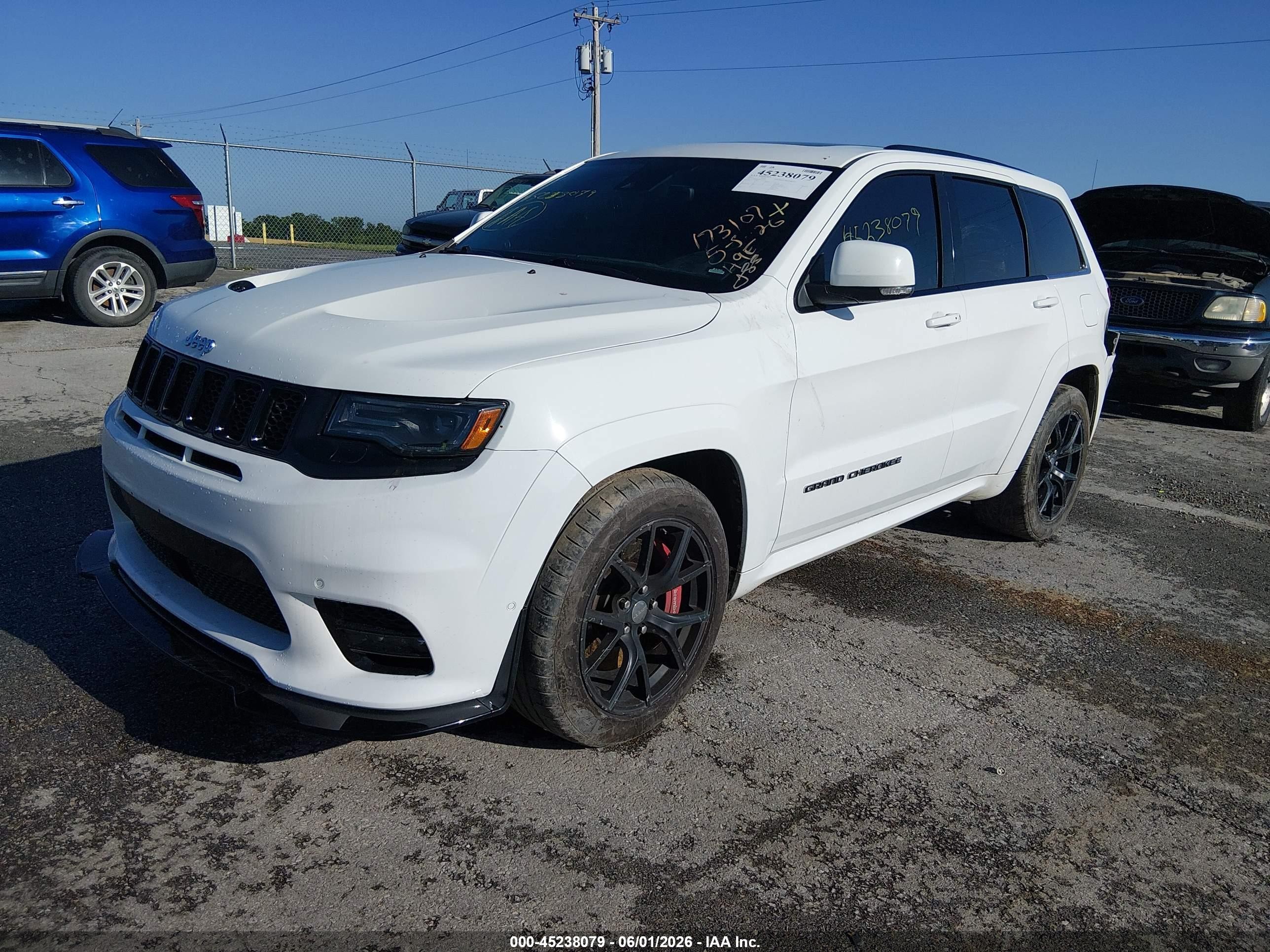 2017 Jeep Grand Cherokee Srt 4x4 Белый vin: 1C4RJFDJ2HC675157