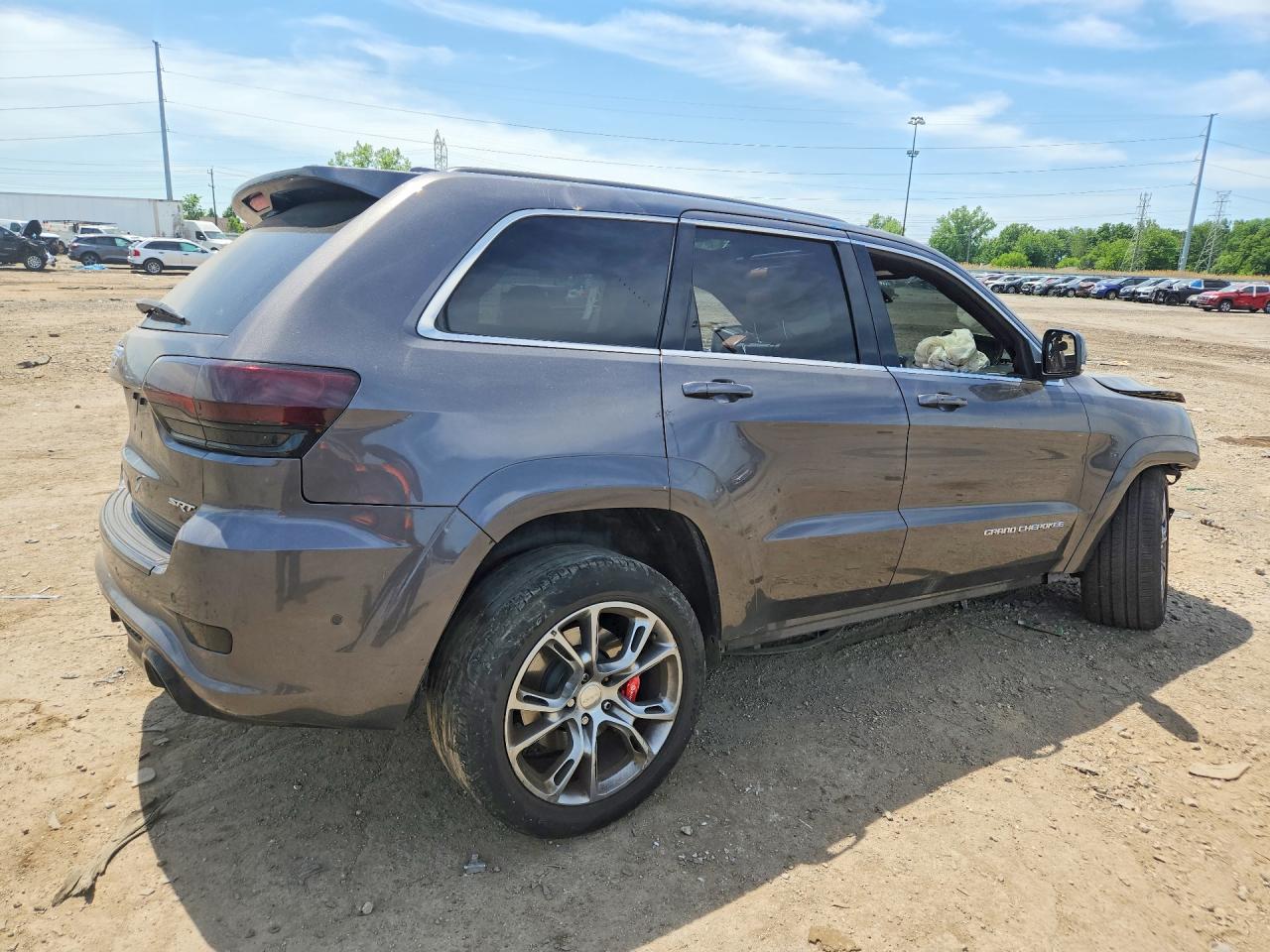 2014 Jeep Grand Cherokee Srt-8 Gray vin: 1C4RJFDJ3EC124070