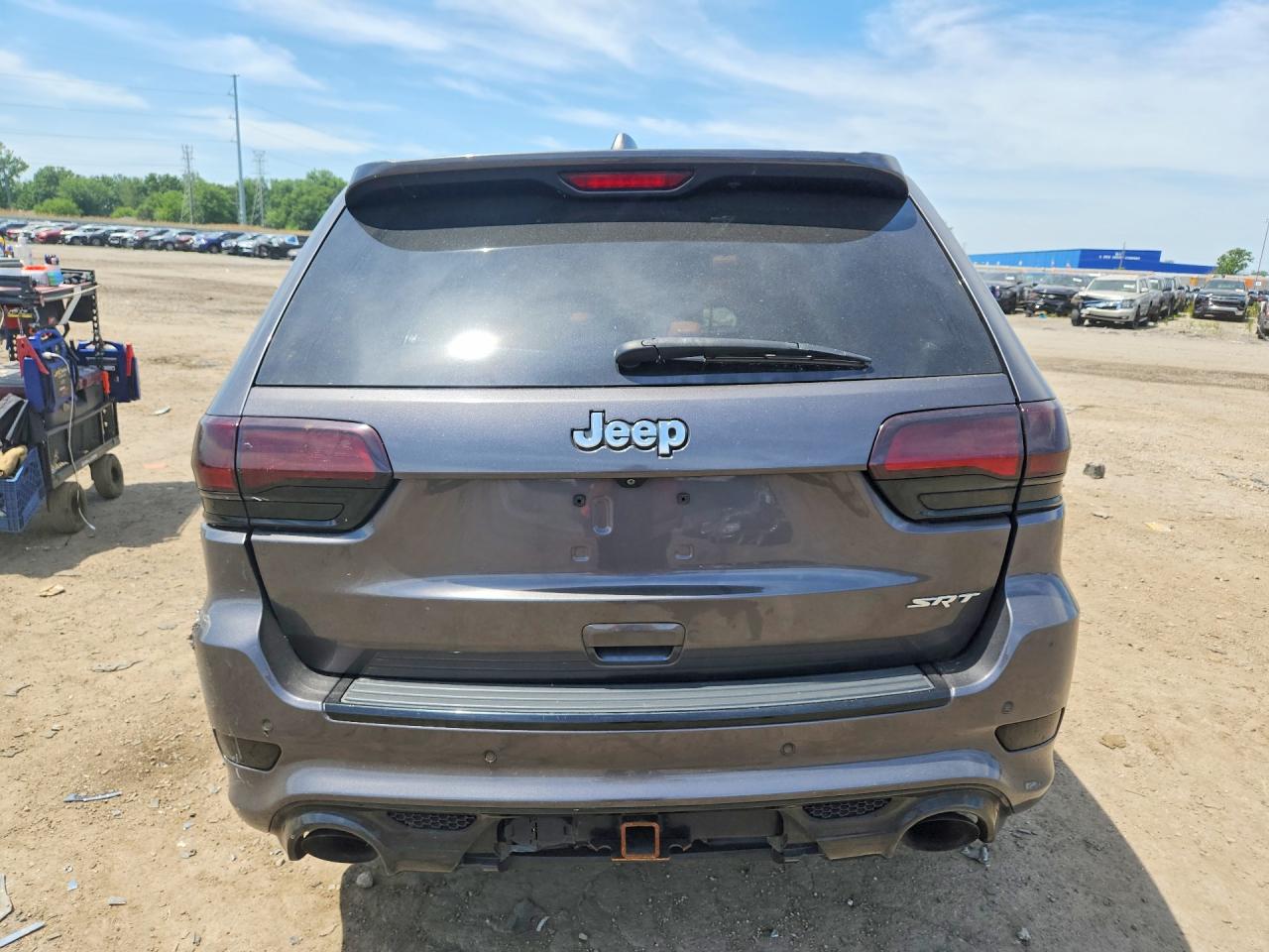 2014 Jeep Grand Cherokee Srt-8 Gray vin: 1C4RJFDJ3EC124070