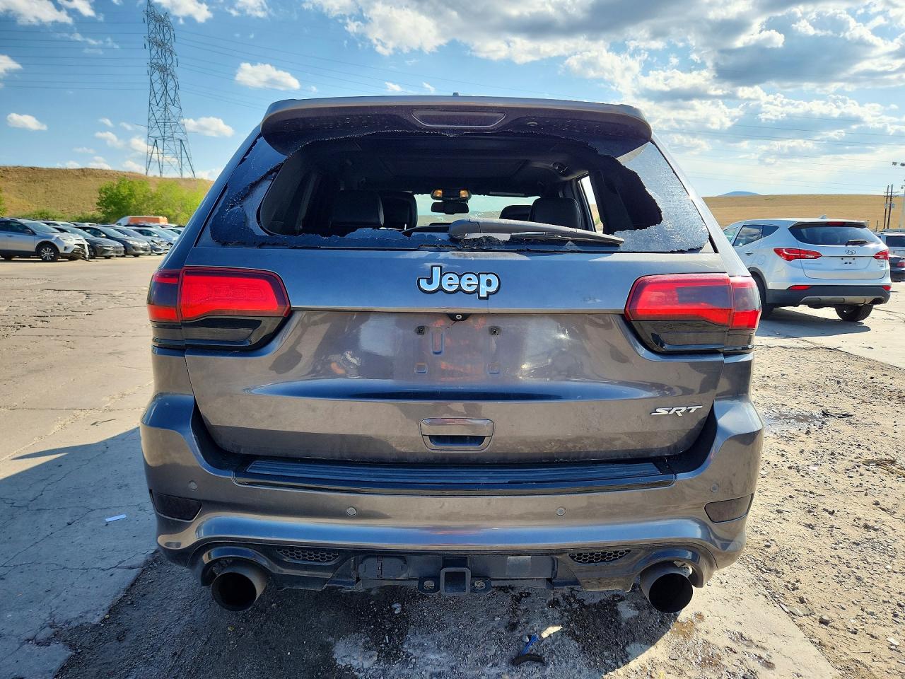 2014 Jeep Grand Cherokee Srt-8 Gray vin: 1C4RJFDJ3EC218949