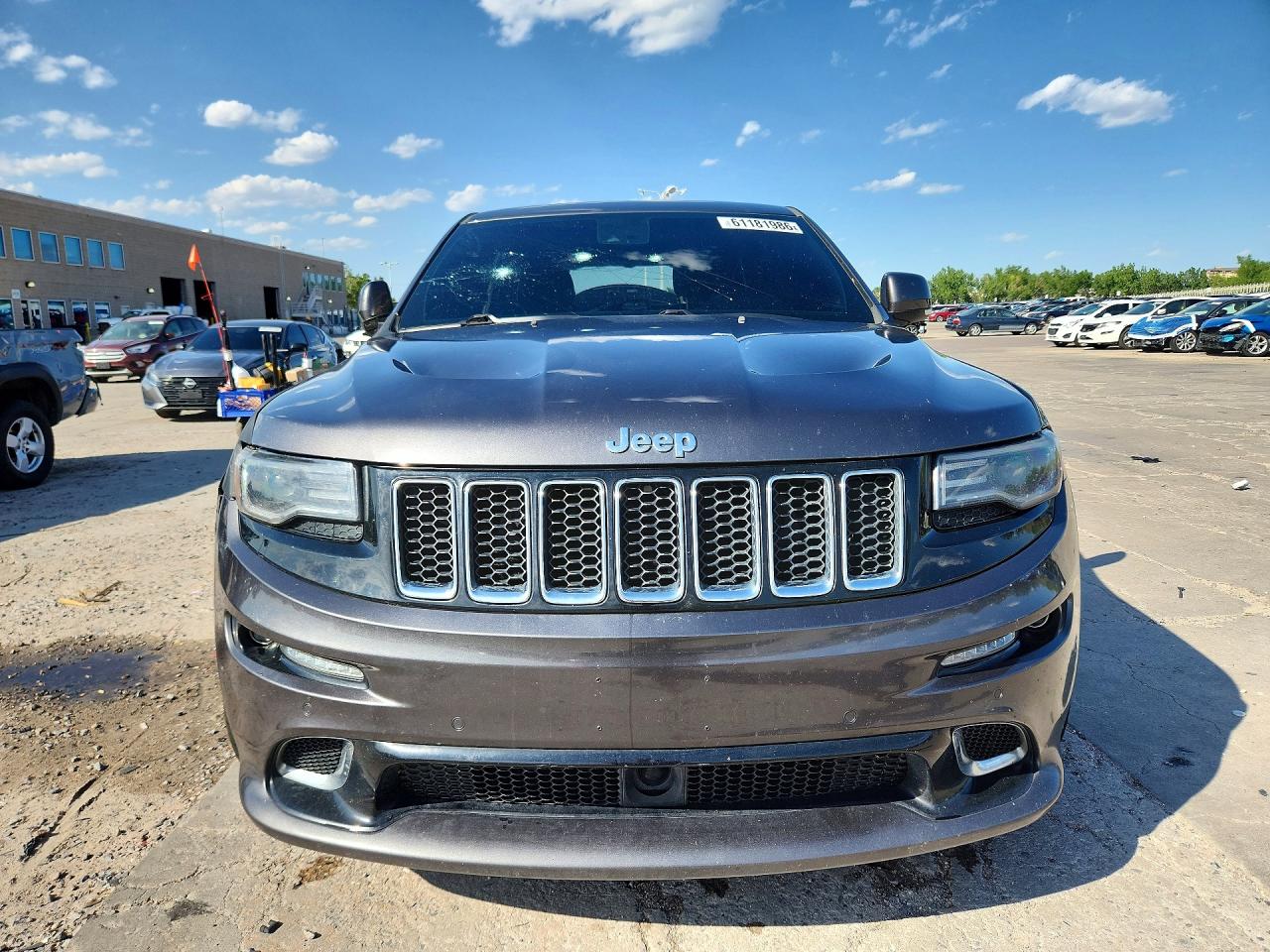 2014 Jeep Grand Cherokee Srt-8 Gray vin: 1C4RJFDJ3EC218949