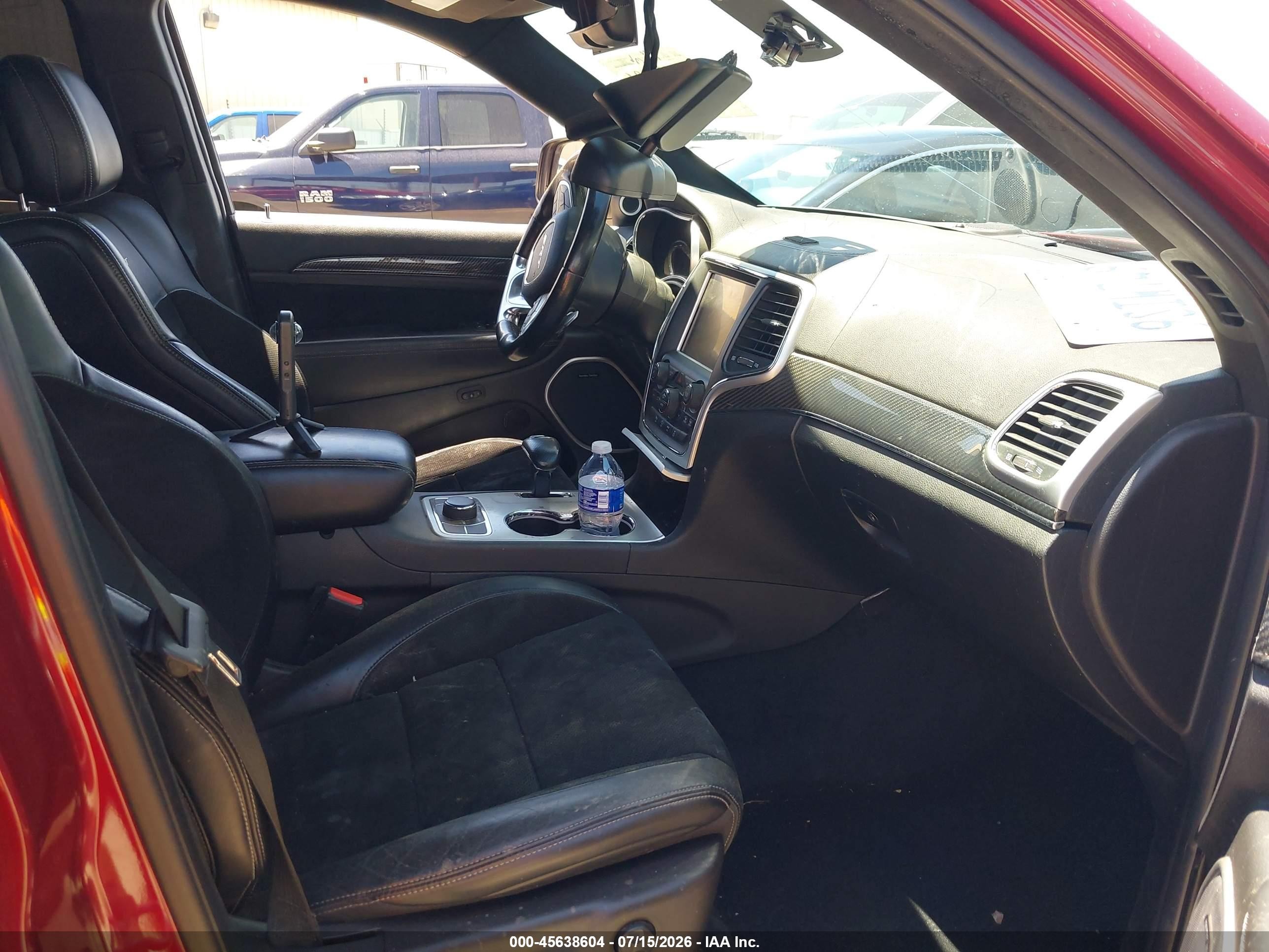 2015 Jeep Grand Cherokee Srt Burgundy vin: 1C4RJFDJ3FC796566