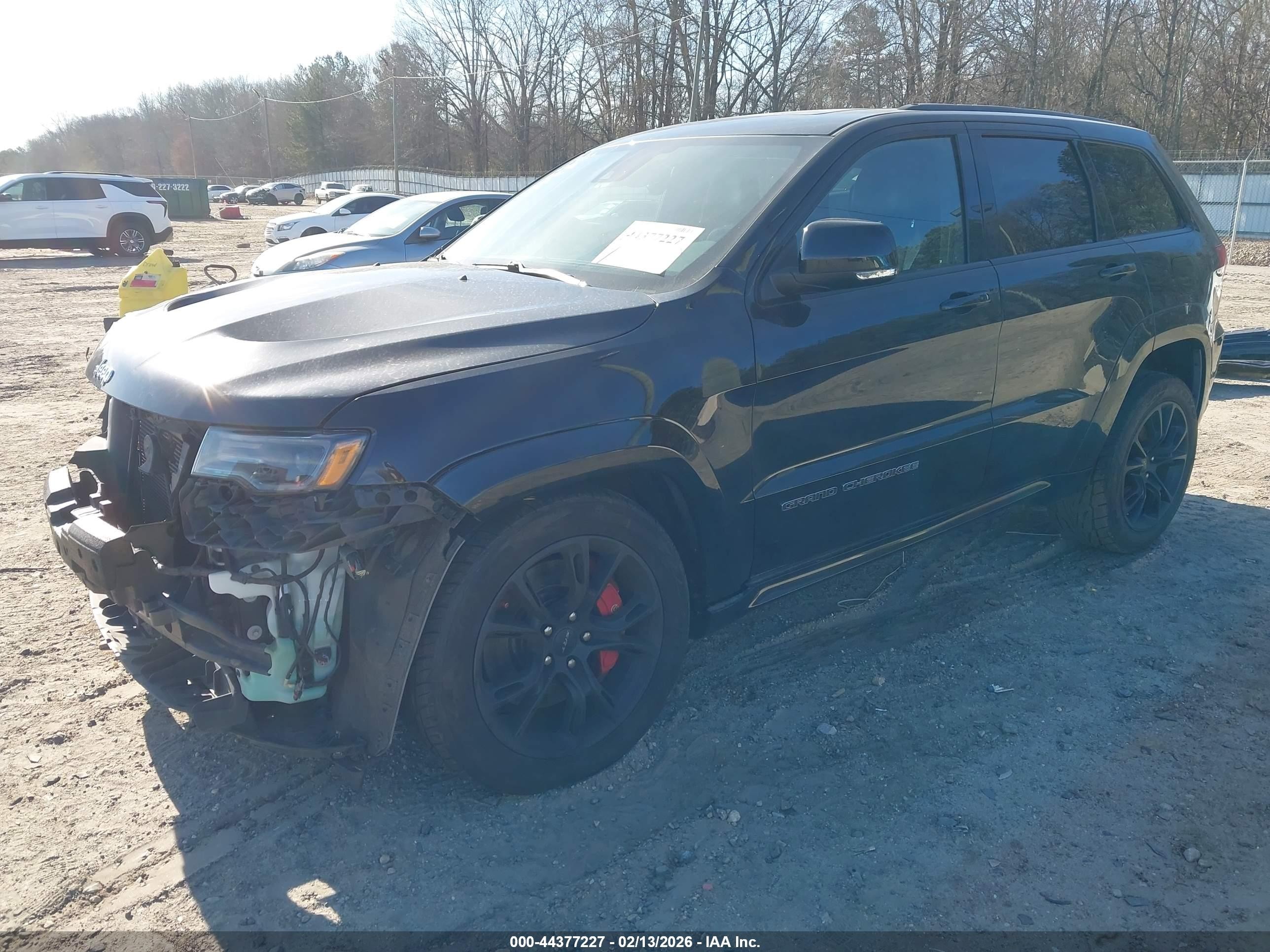 2017 Jeep Grand Cherokee Srt 4x4 Black vin: 1C4RJFDJ3HC678374