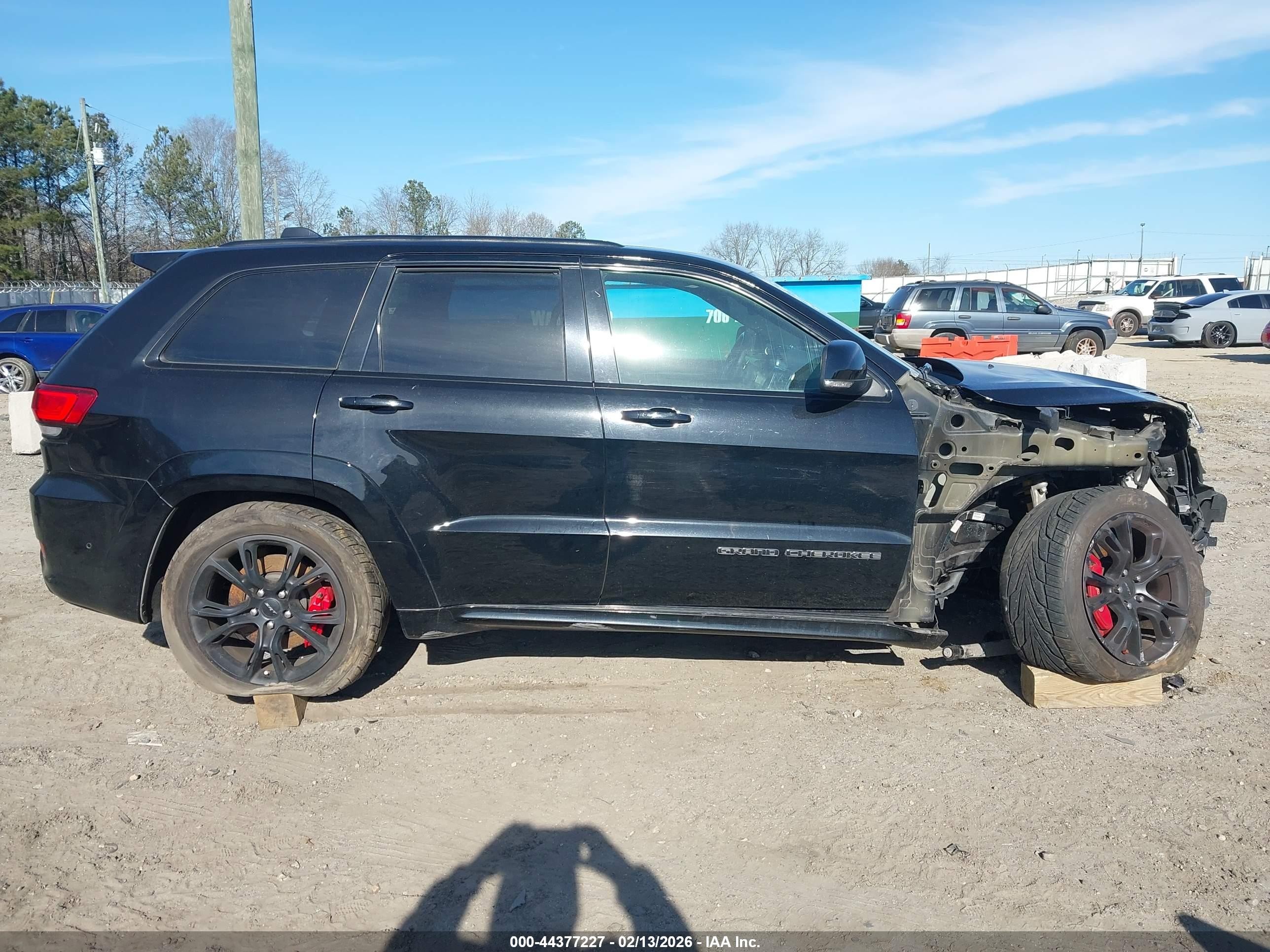2017 Jeep Grand Cherokee Srt 4x4 Black vin: 1C4RJFDJ3HC678374