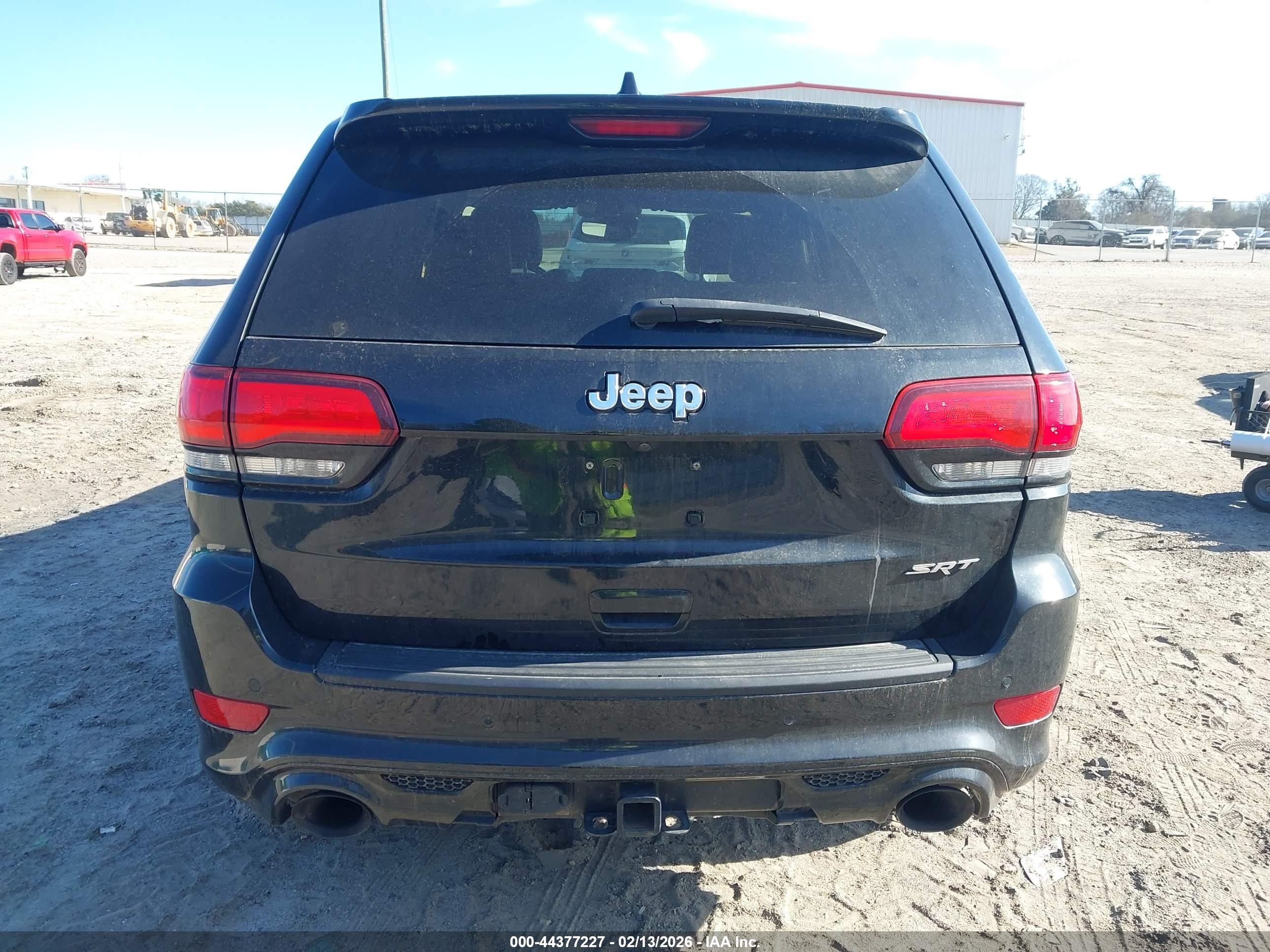 2017 Jeep Grand Cherokee Srt 4x4 Black vin: 1C4RJFDJ3HC678374