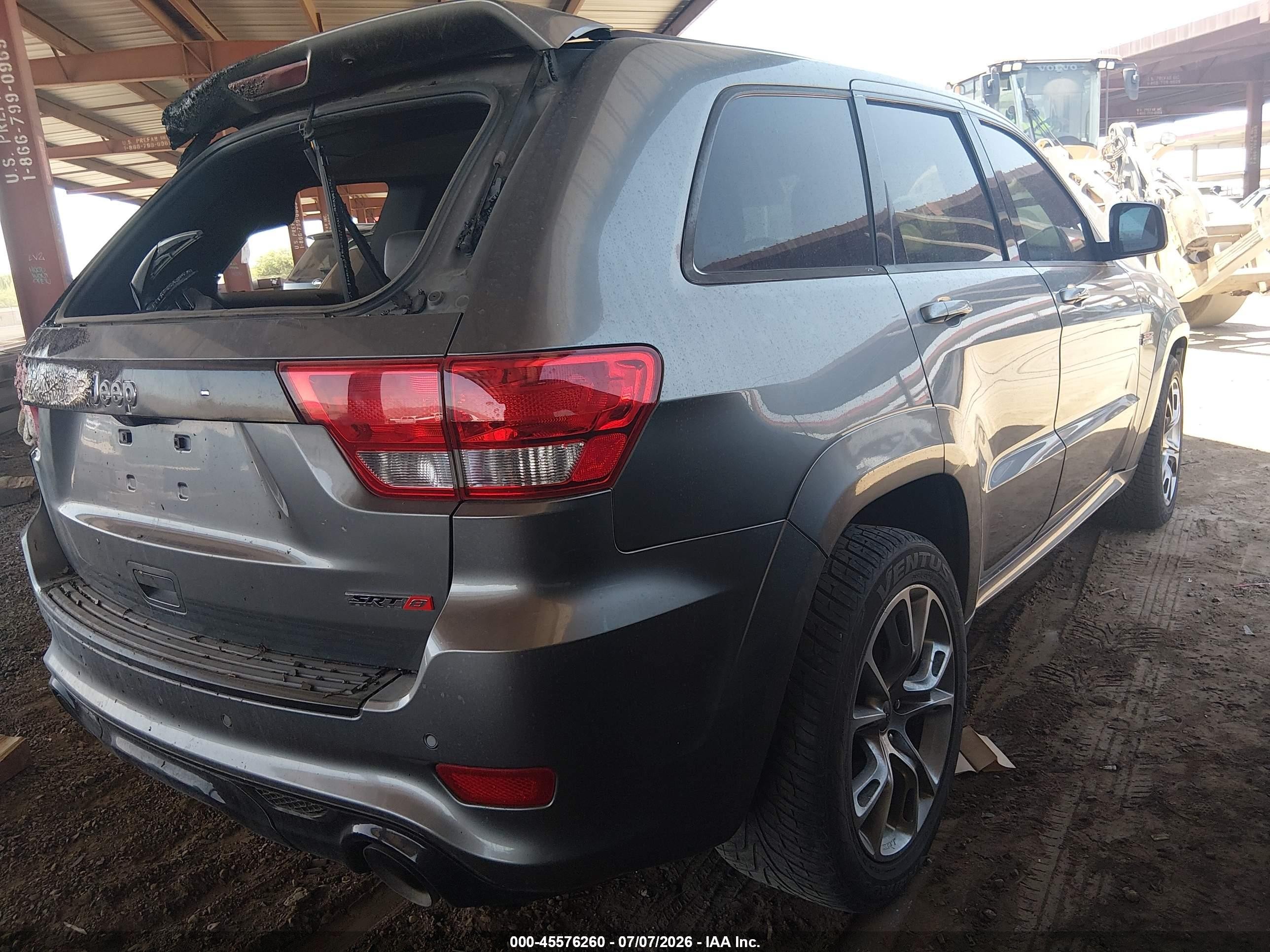 2012 Jeep Grand Cherokee Srt8 Черный vin: 1C4RJFDJ4CC310021