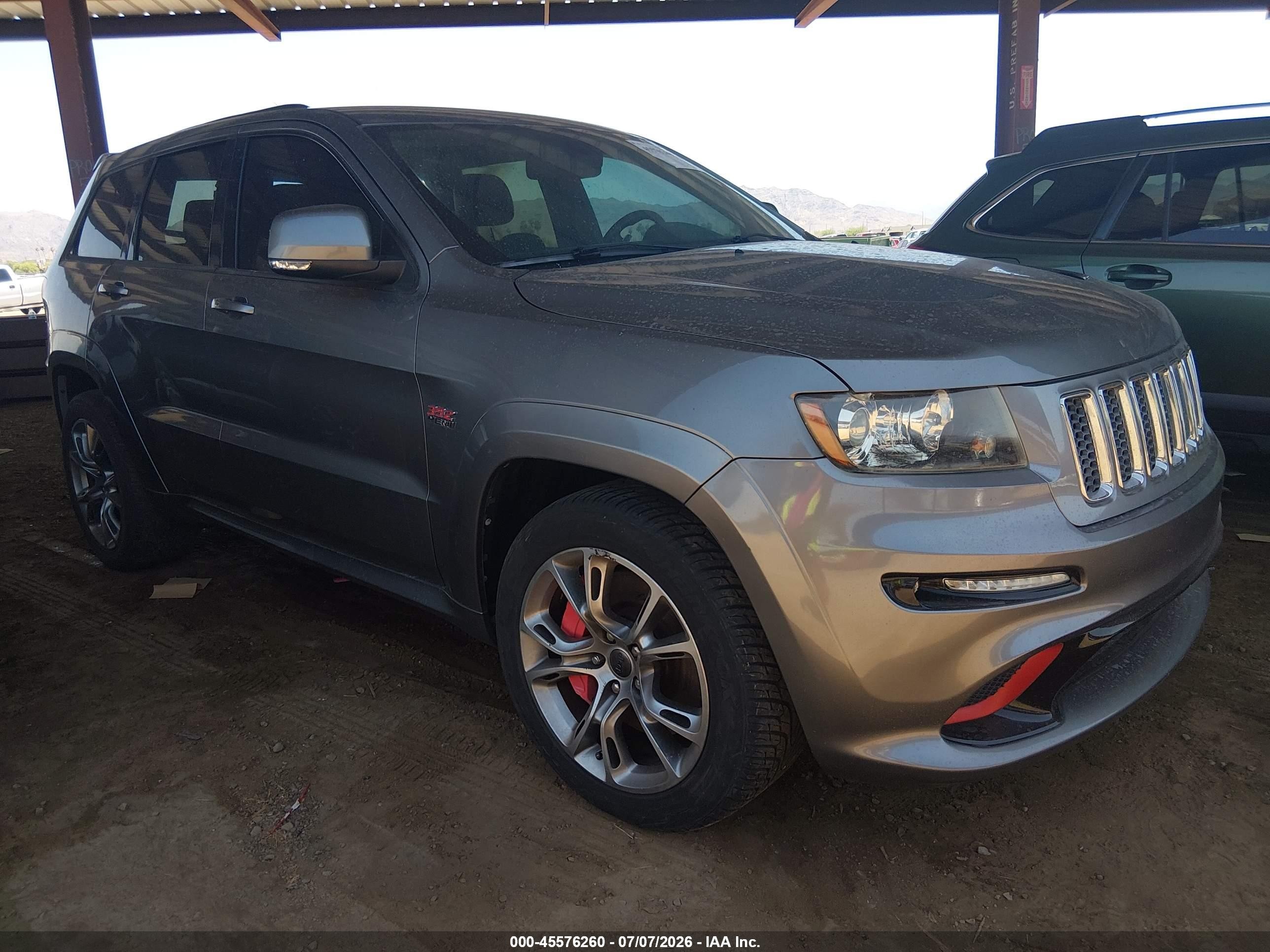 2012 Jeep Grand Cherokee Srt8 Black vin: 1C4RJFDJ4CC310021