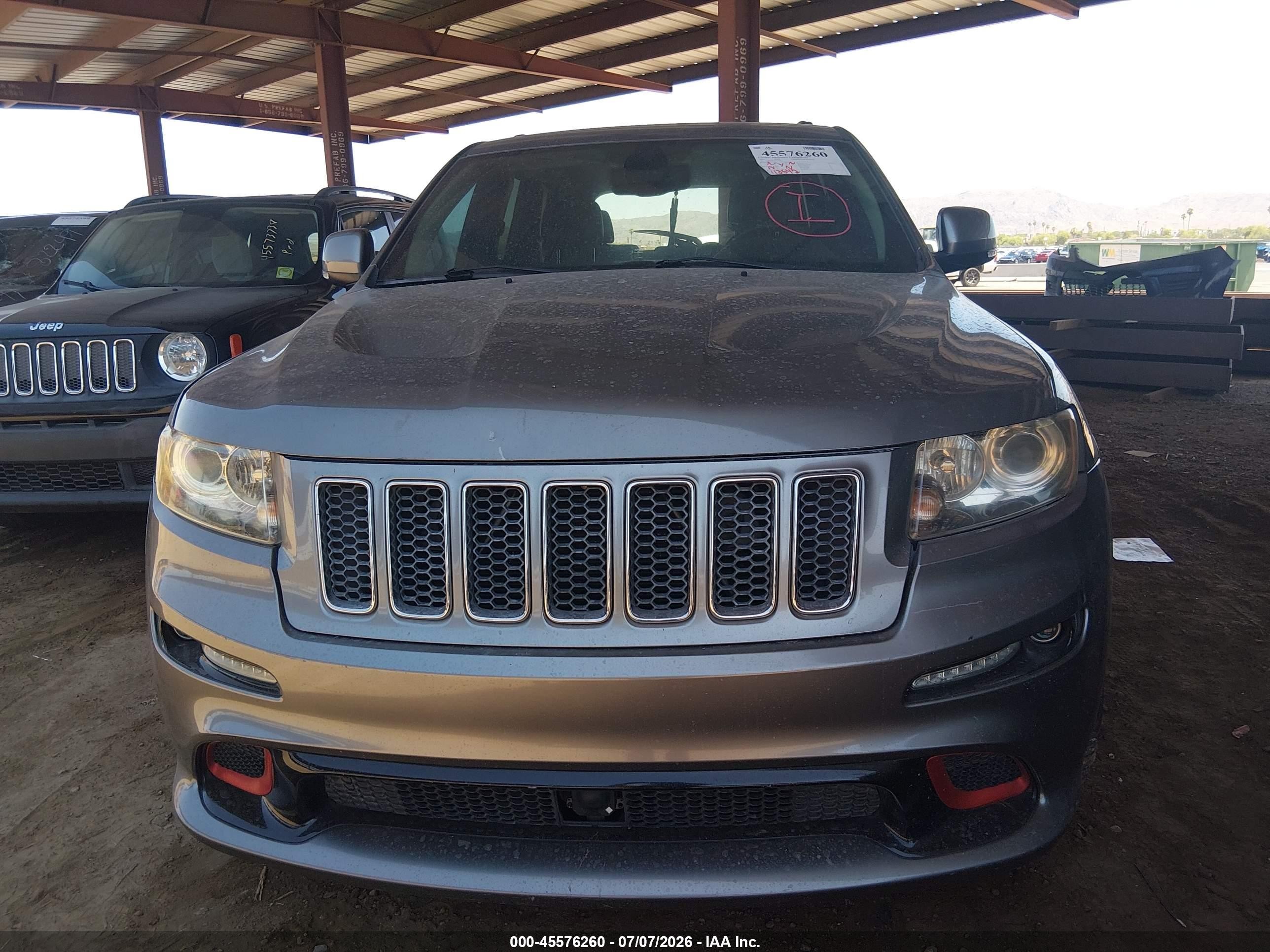 2012 Jeep Grand Cherokee Srt8 Черный vin: 1C4RJFDJ4CC310021
