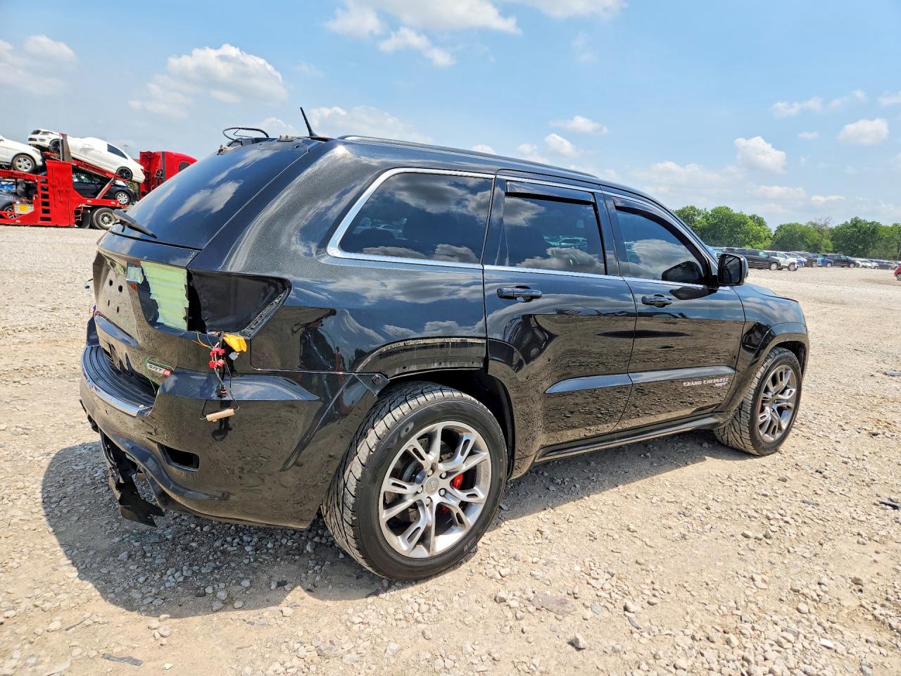 2013 Jeep Grand Cherokee Srt-8 Black vin: 1C4RJFDJ4DC542300