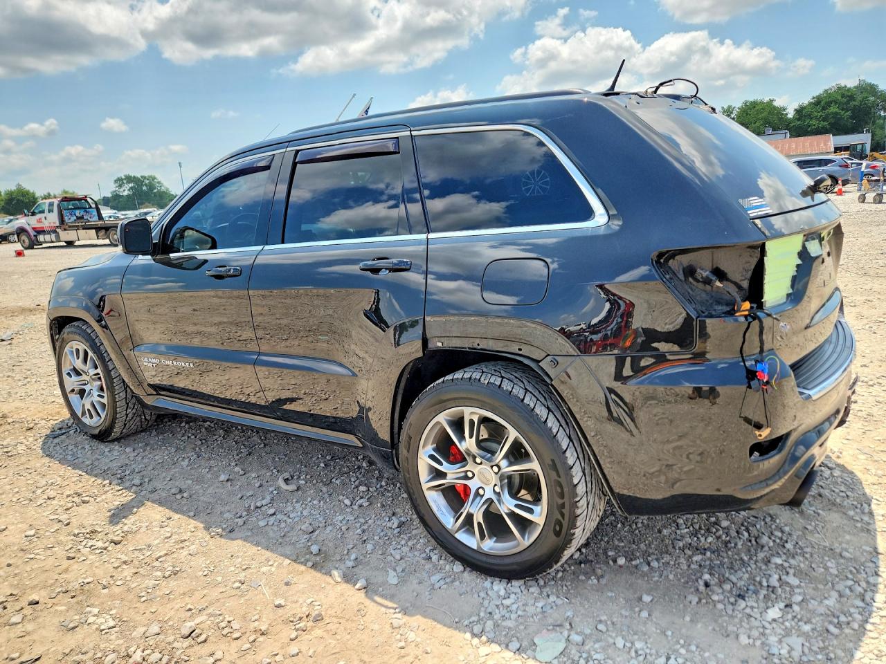 2013 Jeep Grand Cherokee Srt-8 Black vin: 1C4RJFDJ4DC542300