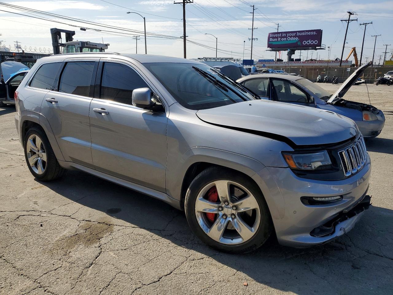 2015 Jeep Grand Cherokee Srt-8 Silver vin: 1C4RJFDJ4FC151800