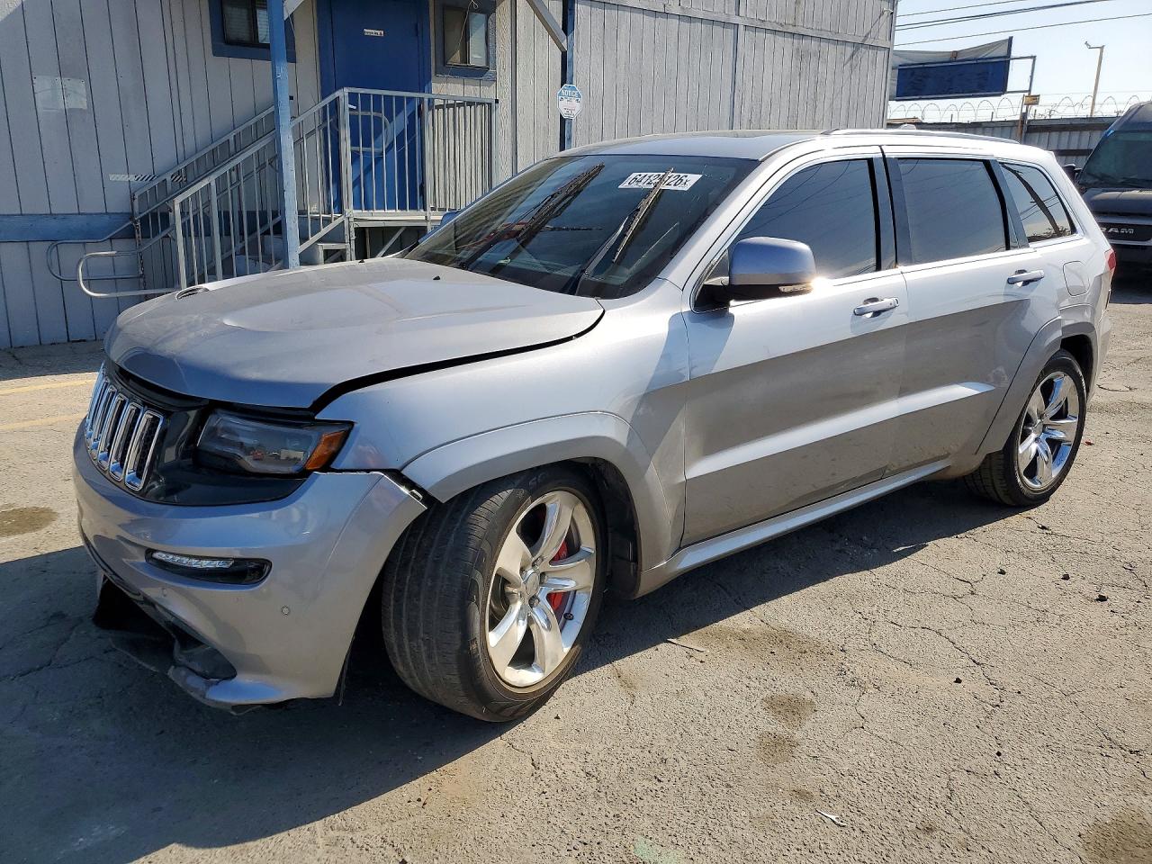 2015 Jeep Grand Cherokee Srt-8 Silver vin: 1C4RJFDJ4FC151800