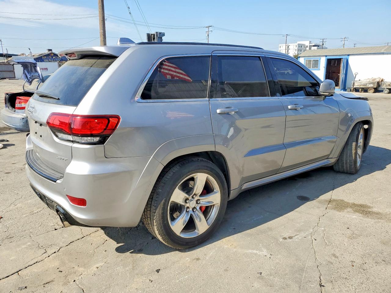 2015 Jeep Grand Cherokee Srt-8 Silver vin: 1C4RJFDJ4FC151800
