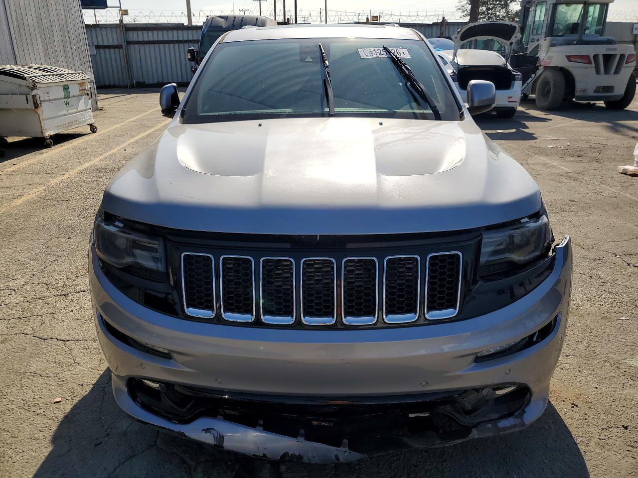 2015 Jeep Grand Cherokee Srt-8 Silver vin: 1C4RJFDJ4FC151800
