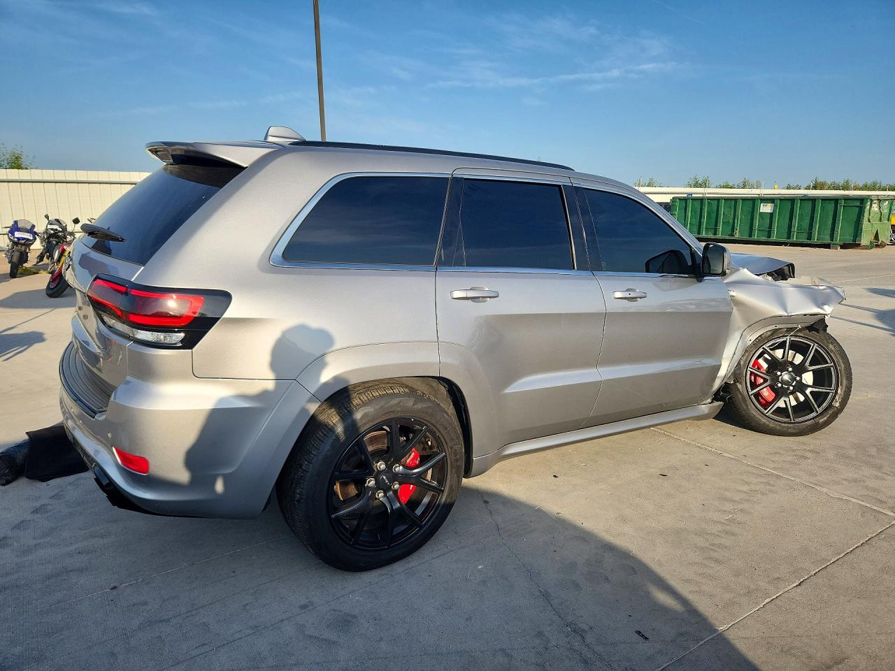 2015 Jeep Grand Cherokee Srt-8 Gray vin: 1C4RJFDJ4FC236068