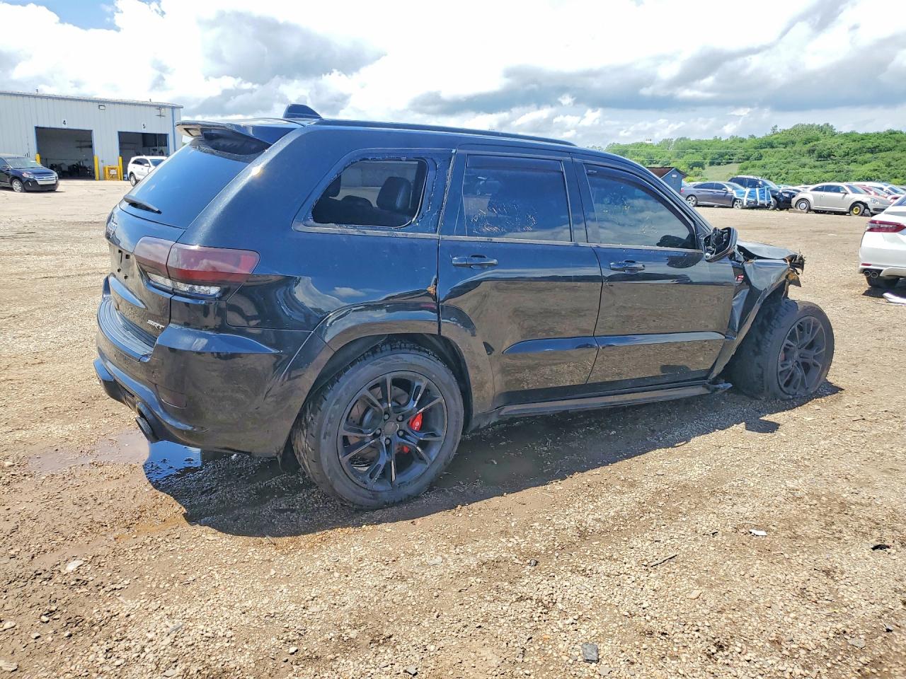 2015 Jeep Grand Cherokee Srt-8 Black vin: 1C4RJFDJ4FC674492