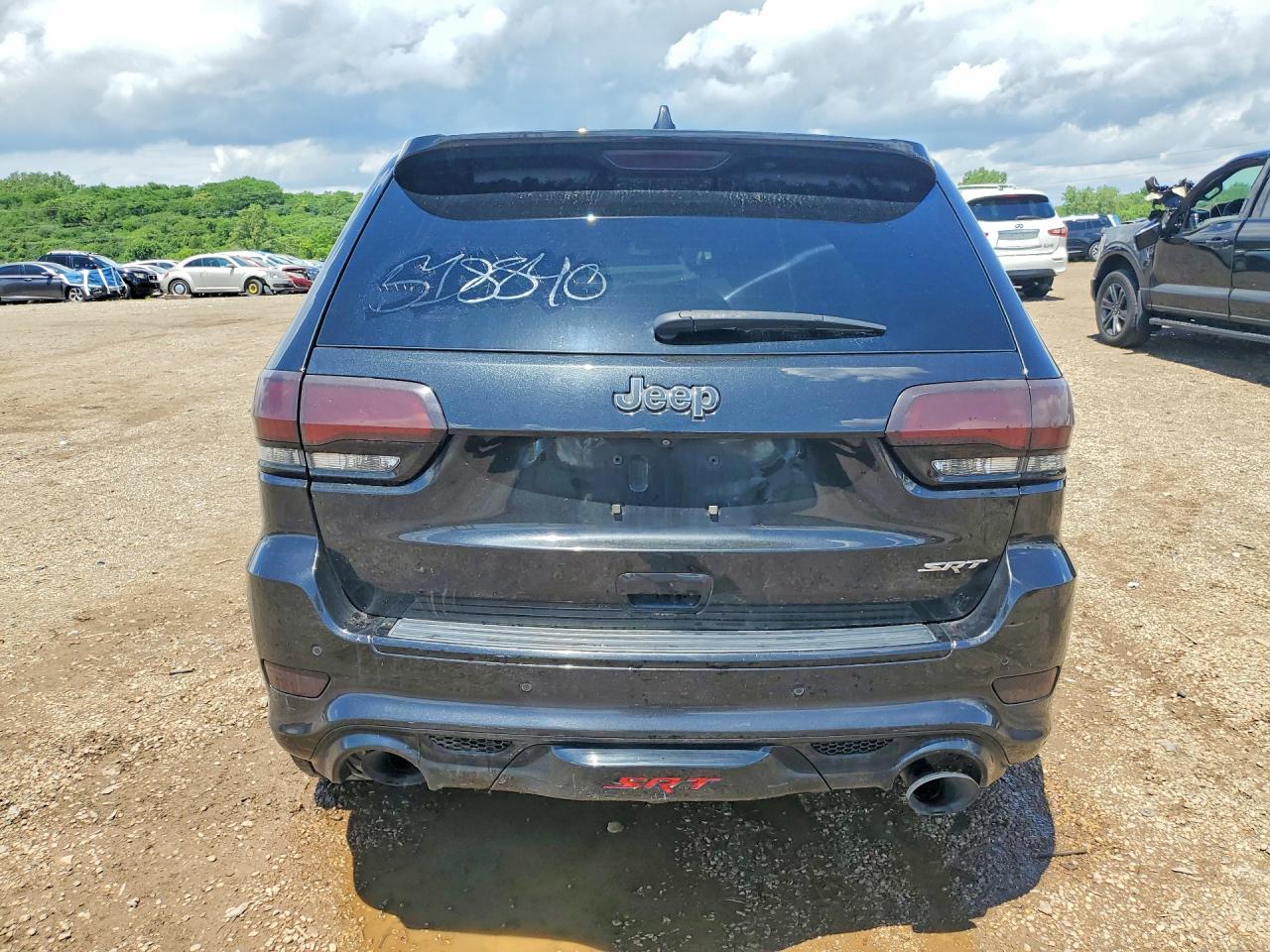 2015 Jeep Grand Cherokee Srt-8 Black vin: 1C4RJFDJ4FC674492