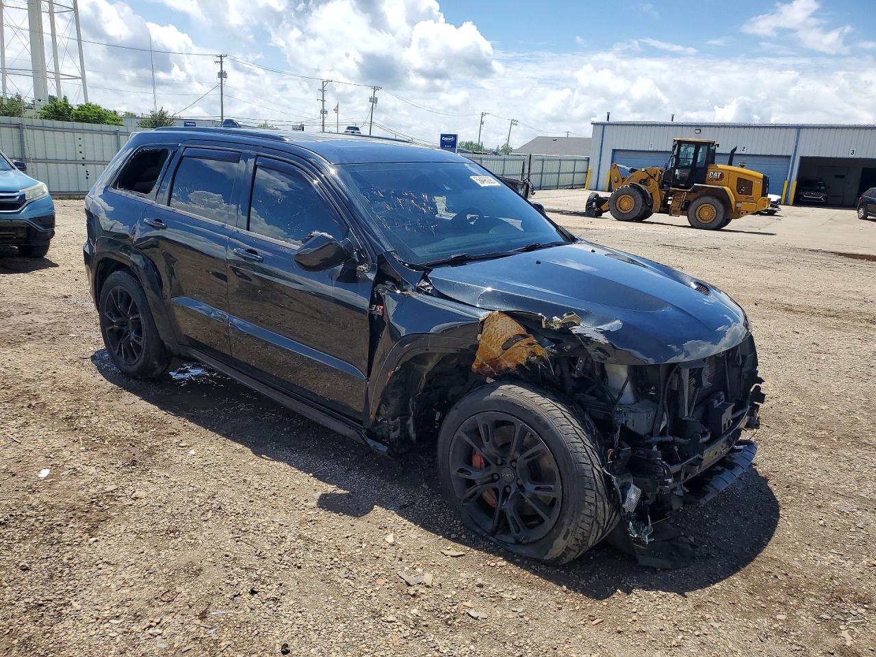 2015 Jeep Grand Cherokee Srt-8 Black vin: 1C4RJFDJ4FC674492