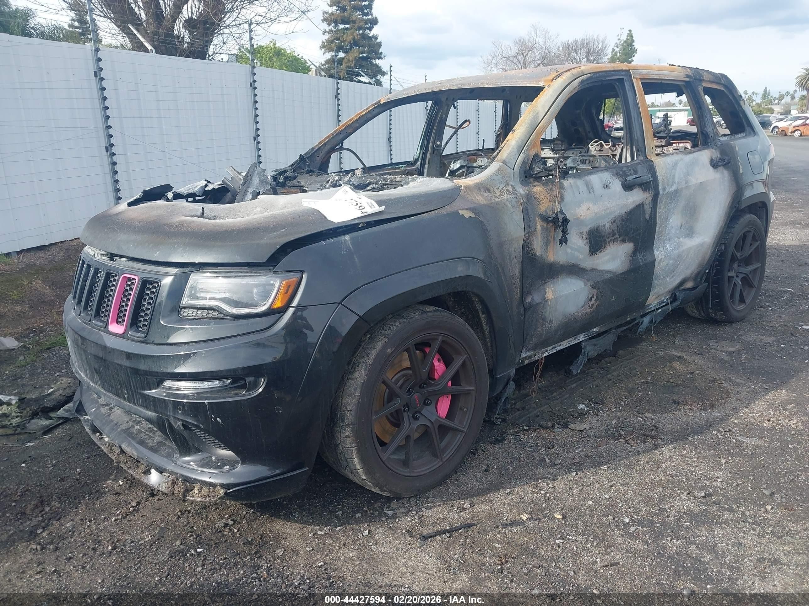 2015 Jeep Grand Cherokee Srt Black vin: 1C4RJFDJ4FC761552