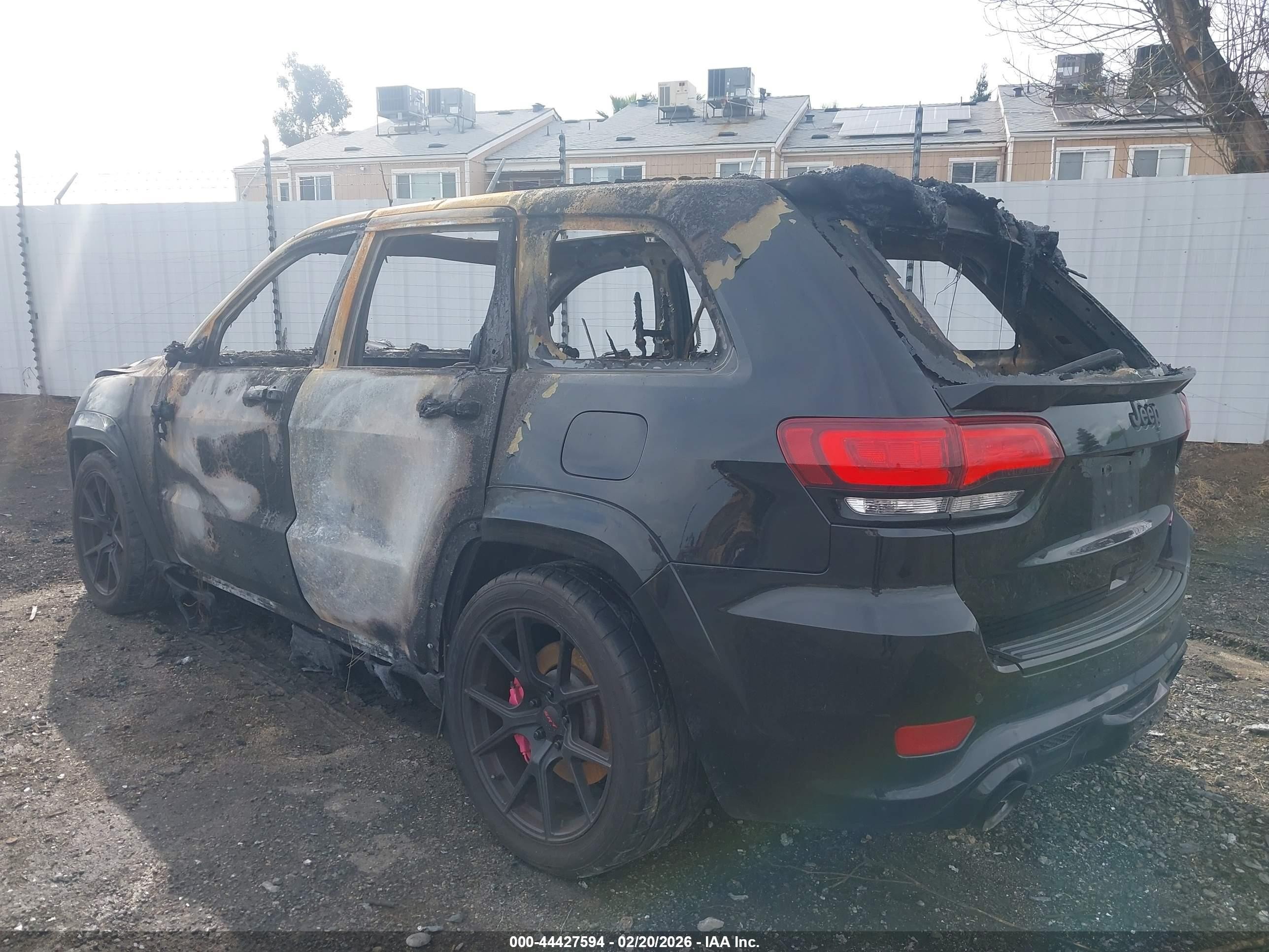 2015 Jeep Grand Cherokee Srt Black vin: 1C4RJFDJ4FC761552