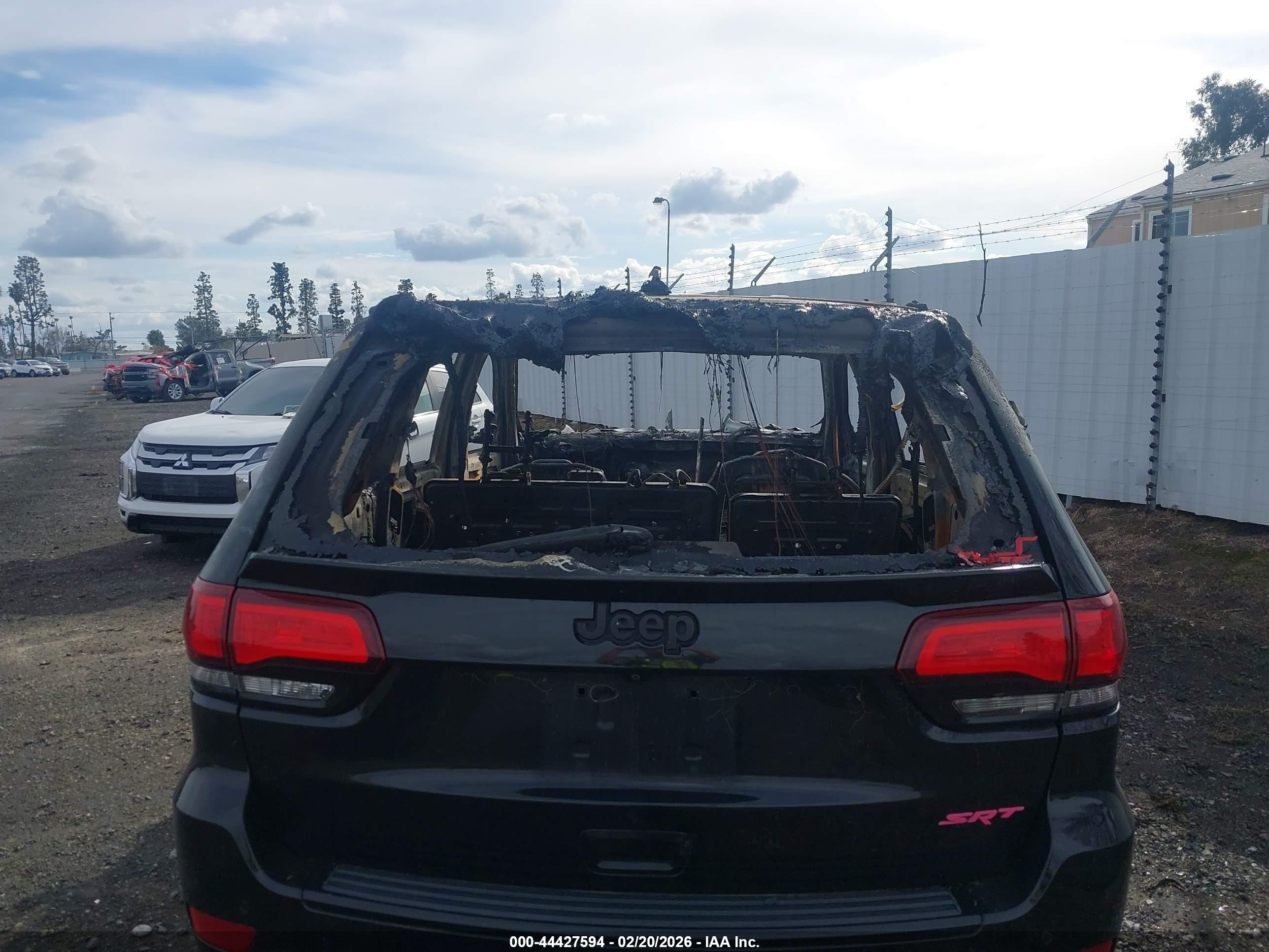 2015 Jeep Grand Cherokee Srt Black vin: 1C4RJFDJ4FC761552