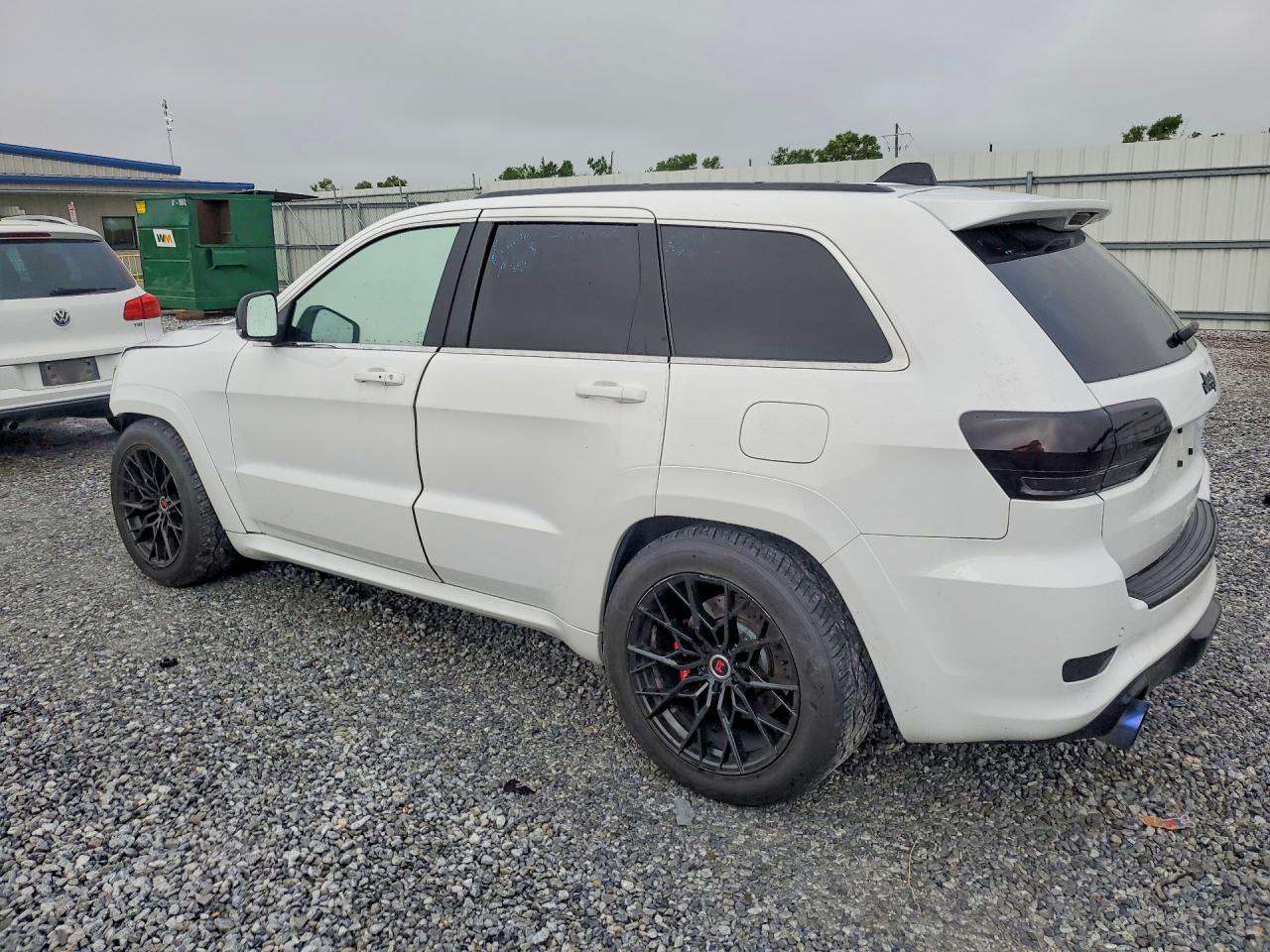 2015 Jeep Grand Cherokee Srt-8 White vin: 1C4RJFDJ4FC944157