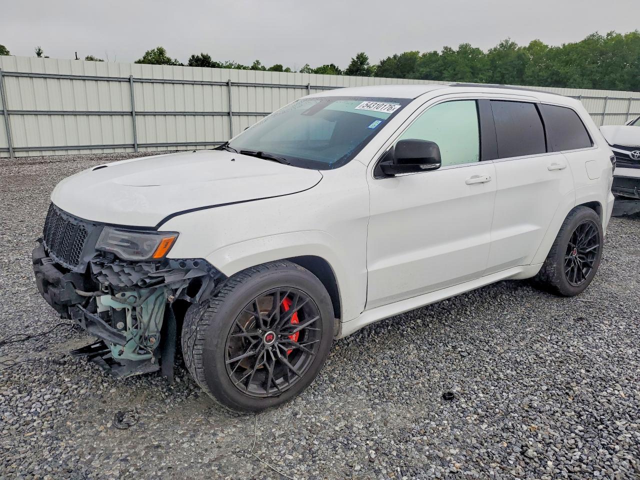 2015 Jeep Grand Cherokee Srt-8 White vin: 1C4RJFDJ4FC944157