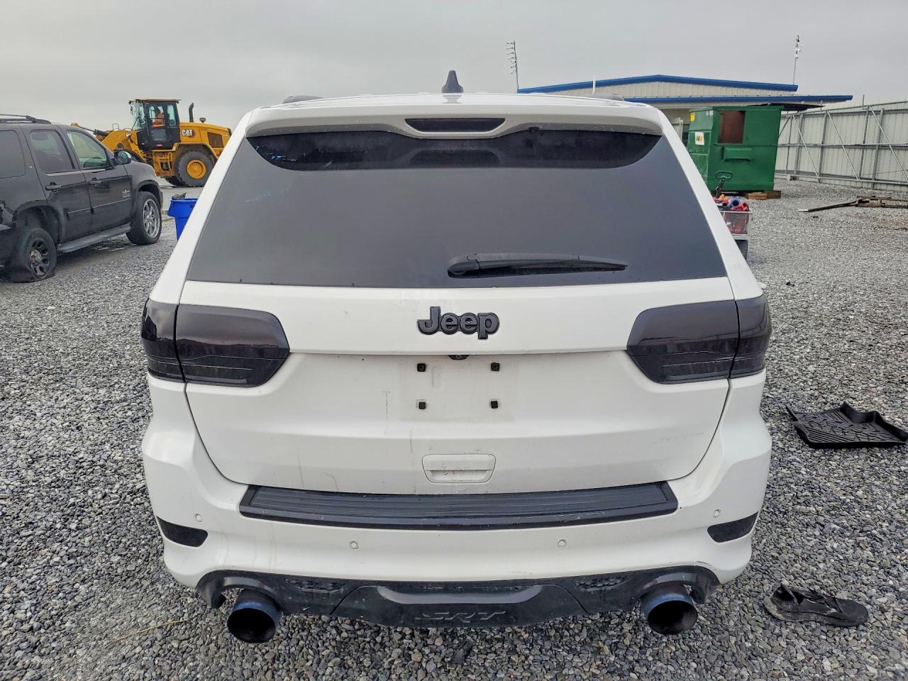 2015 Jeep Grand Cherokee Srt-8 White vin: 1C4RJFDJ4FC944157