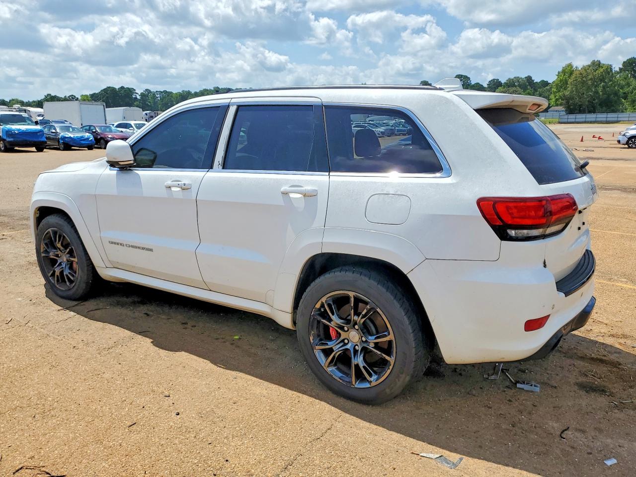 2014 Jeep Grand Cherokee Srt-8 White vin: 1C4RJFDJ5EC572231
