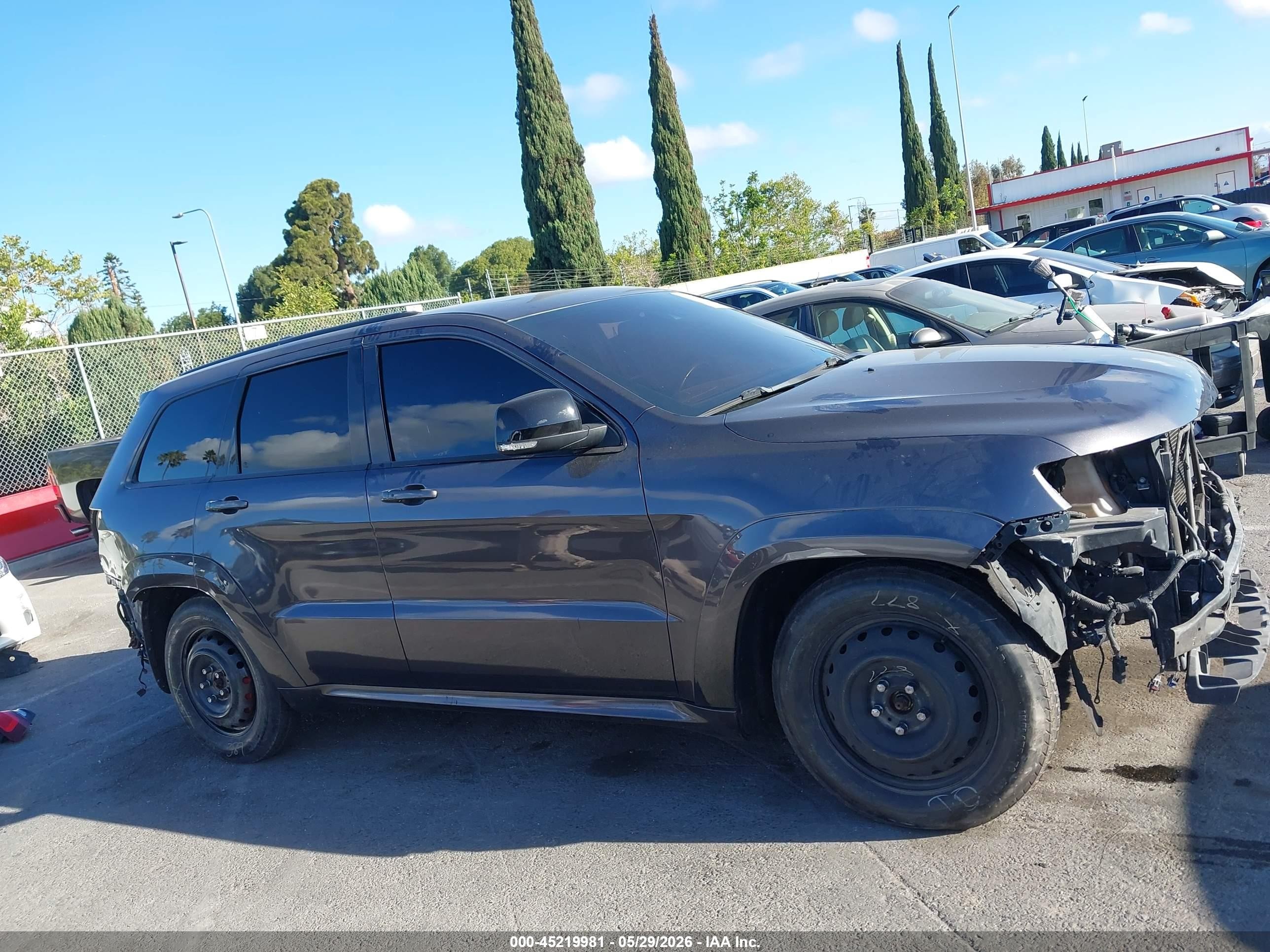 2015 Jeep Grand Cherokee Srt Gray vin: 1C4RJFDJ5FC141082