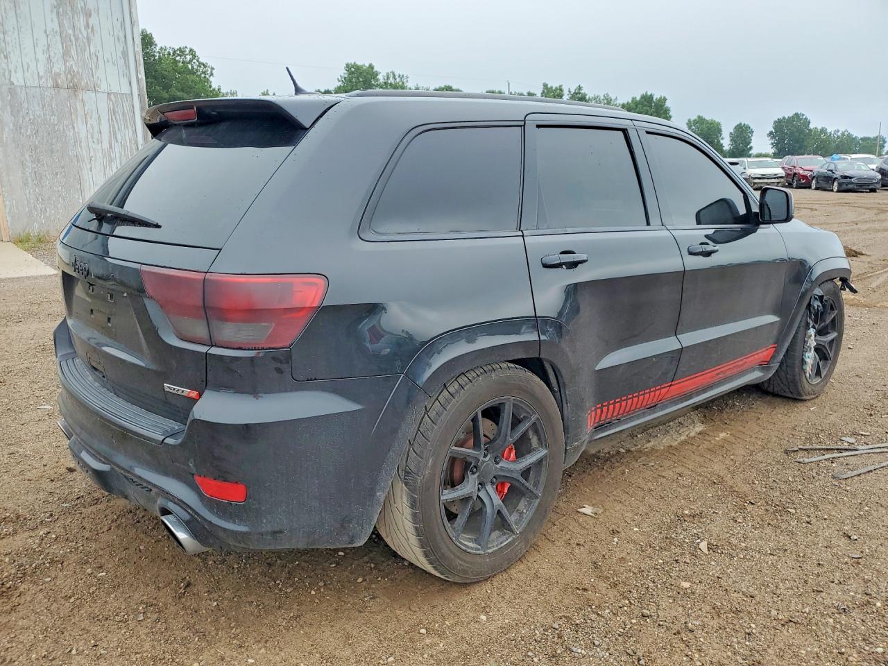 2012 Jeep Grand Cherokee Srt-8 Black vin: 1C4RJFDJ6CC120950