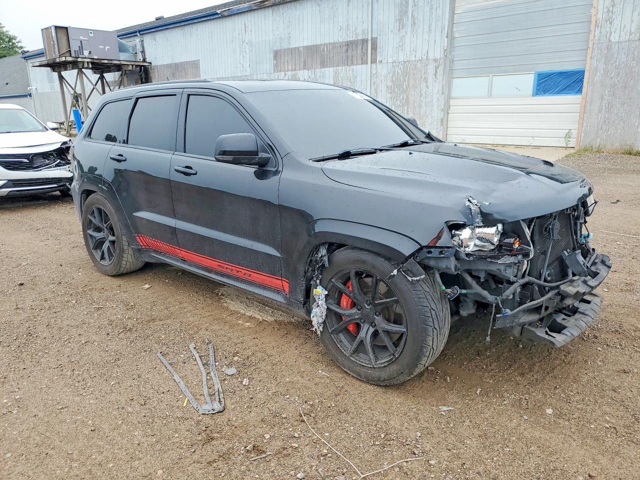 2012 Jeep Grand Cherokee Srt-8 Black vin: 1C4RJFDJ6CC120950