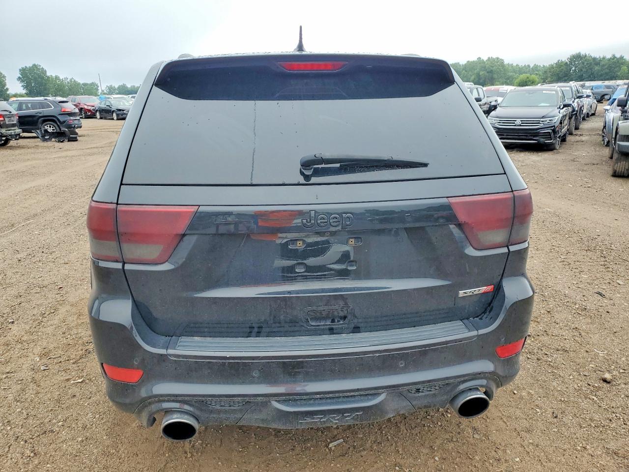 2012 Jeep Grand Cherokee Srt-8 Black vin: 1C4RJFDJ6CC120950