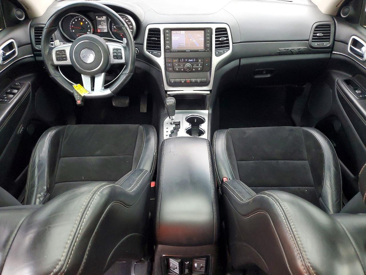 2012 Jeep Grand Cherokee Srt-8 Black vin: 1C4RJFDJ6CC120950