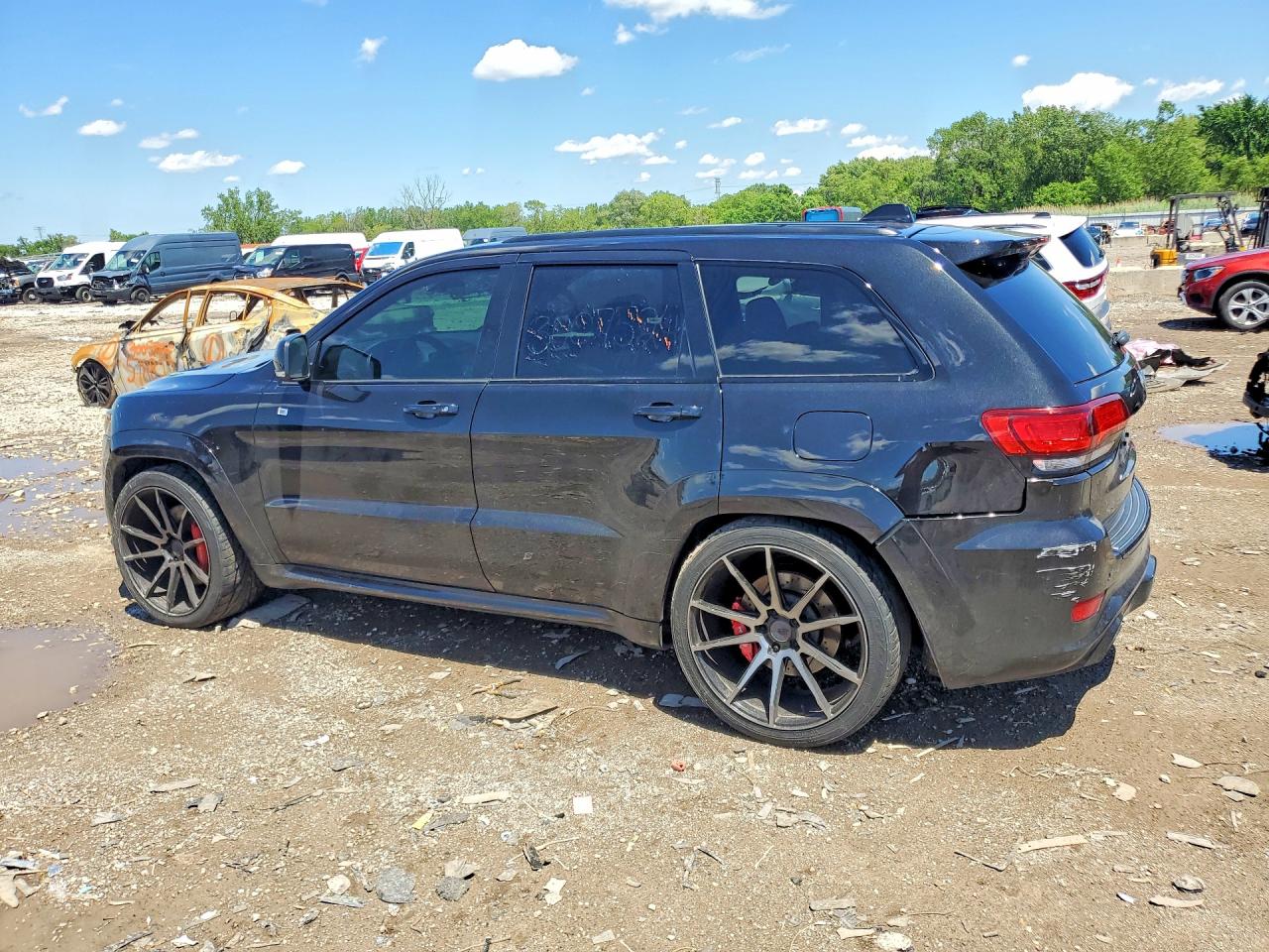 2014 Jeep Grand Cherokee Srt-8 Black vin: 1C4RJFDJ6EC189303