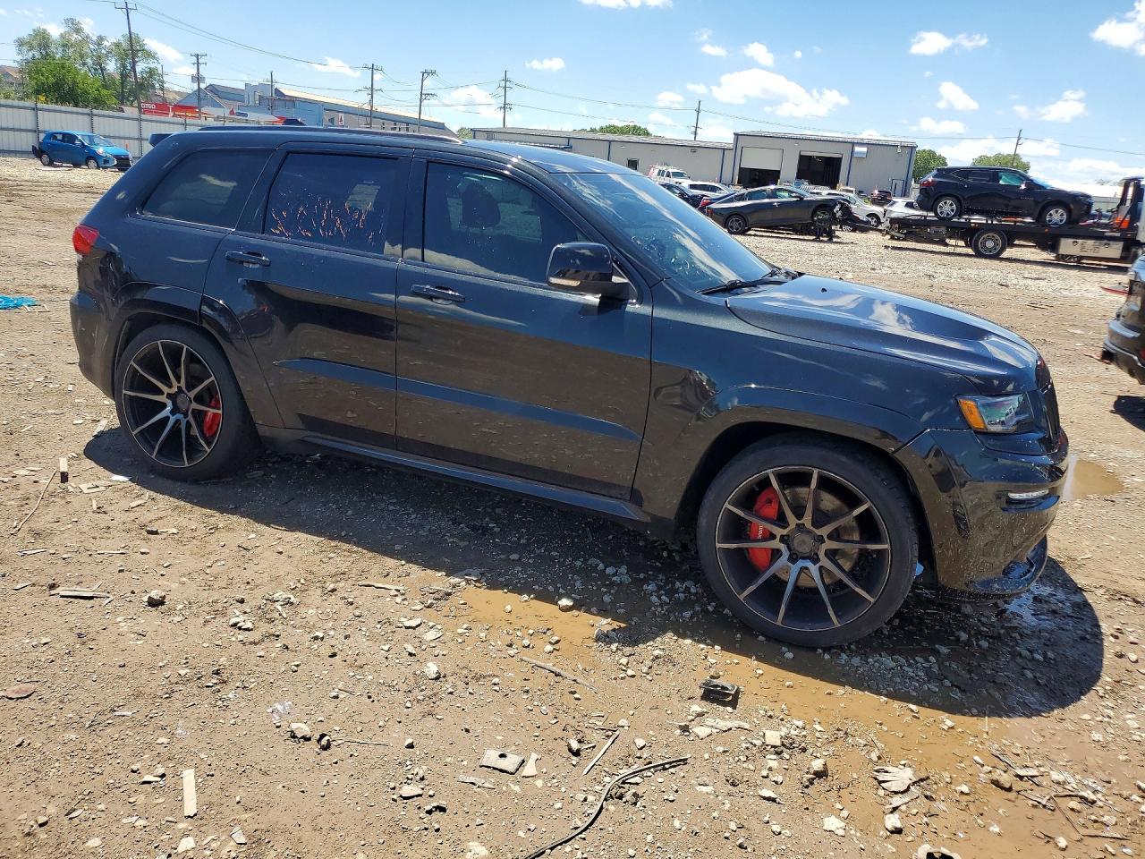 2014 Jeep Grand Cherokee Srt-8 Black vin: 1C4RJFDJ6EC189303