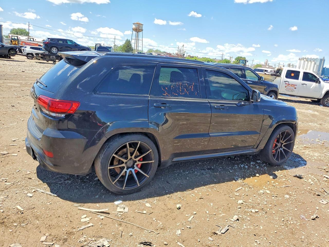 2014 Jeep Grand Cherokee Srt-8 Black vin: 1C4RJFDJ6EC189303
