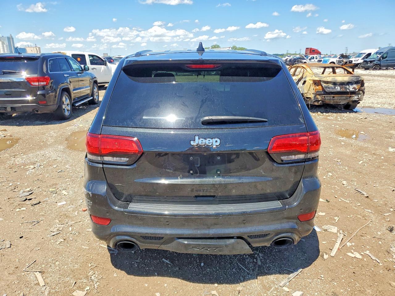 2014 Jeep Grand Cherokee Srt-8 Black vin: 1C4RJFDJ6EC189303