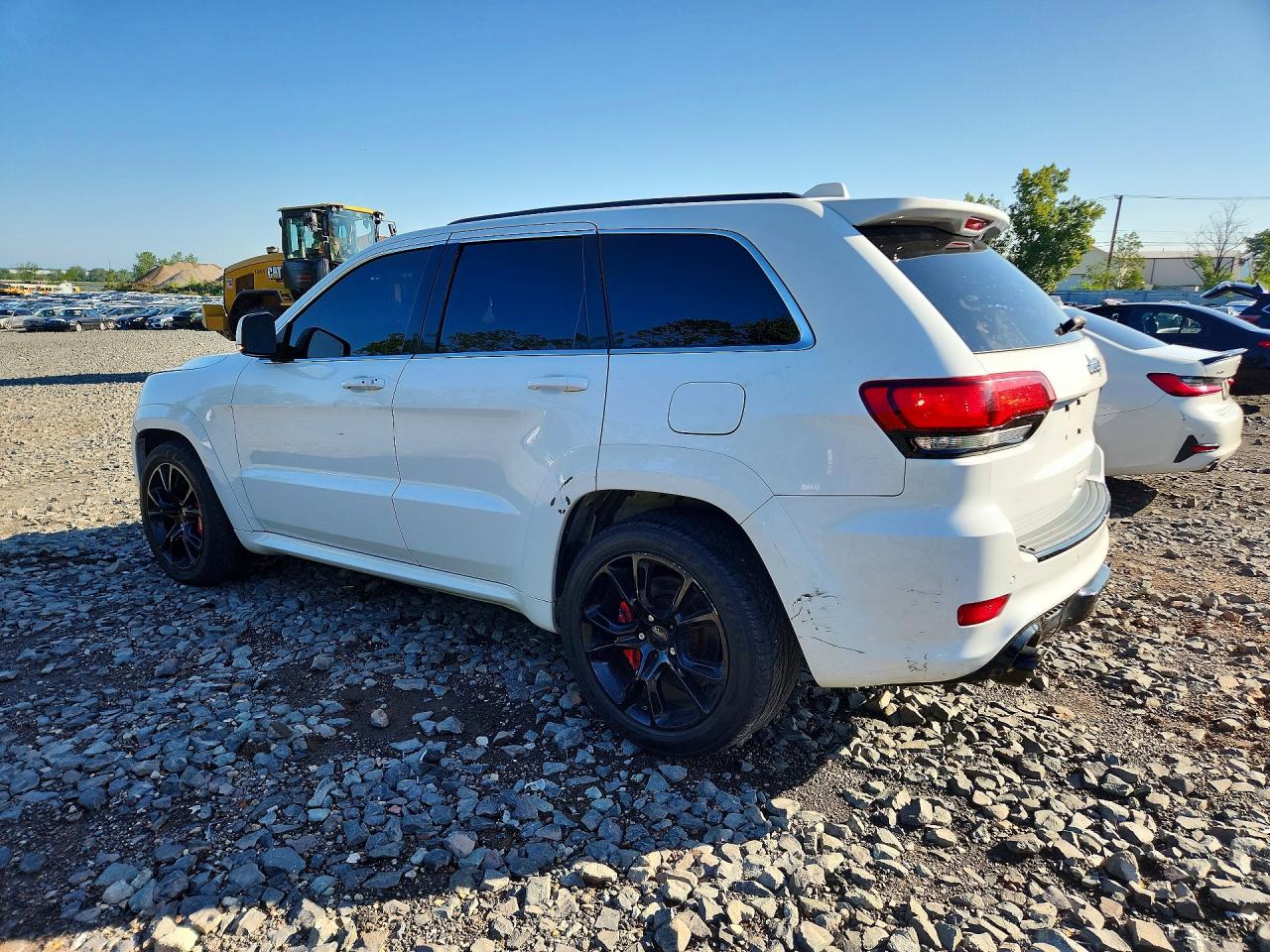 2014 Jeep Grand Cherokee Srt-8 White vin: 1C4RJFDJ6EC197336