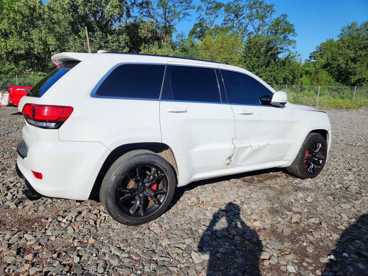 2014 Jeep Grand Cherokee Srt-8 White vin: 1C4RJFDJ6EC197336
